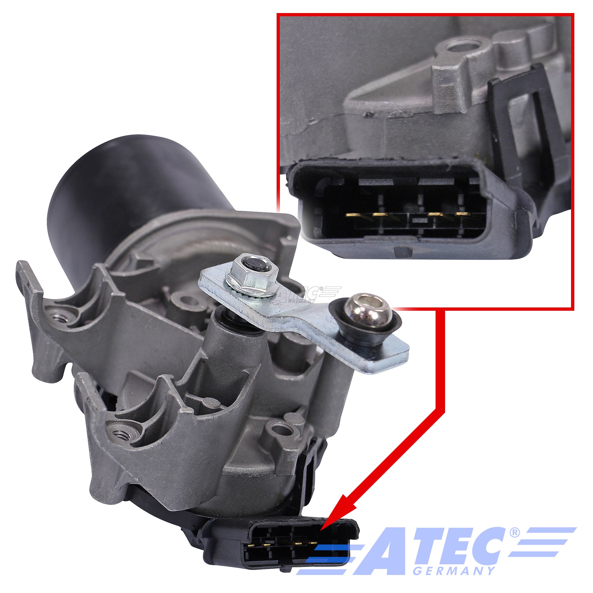 Atec wischermotor limpiaparabrisas-motor parabrisas delantero 32077604
