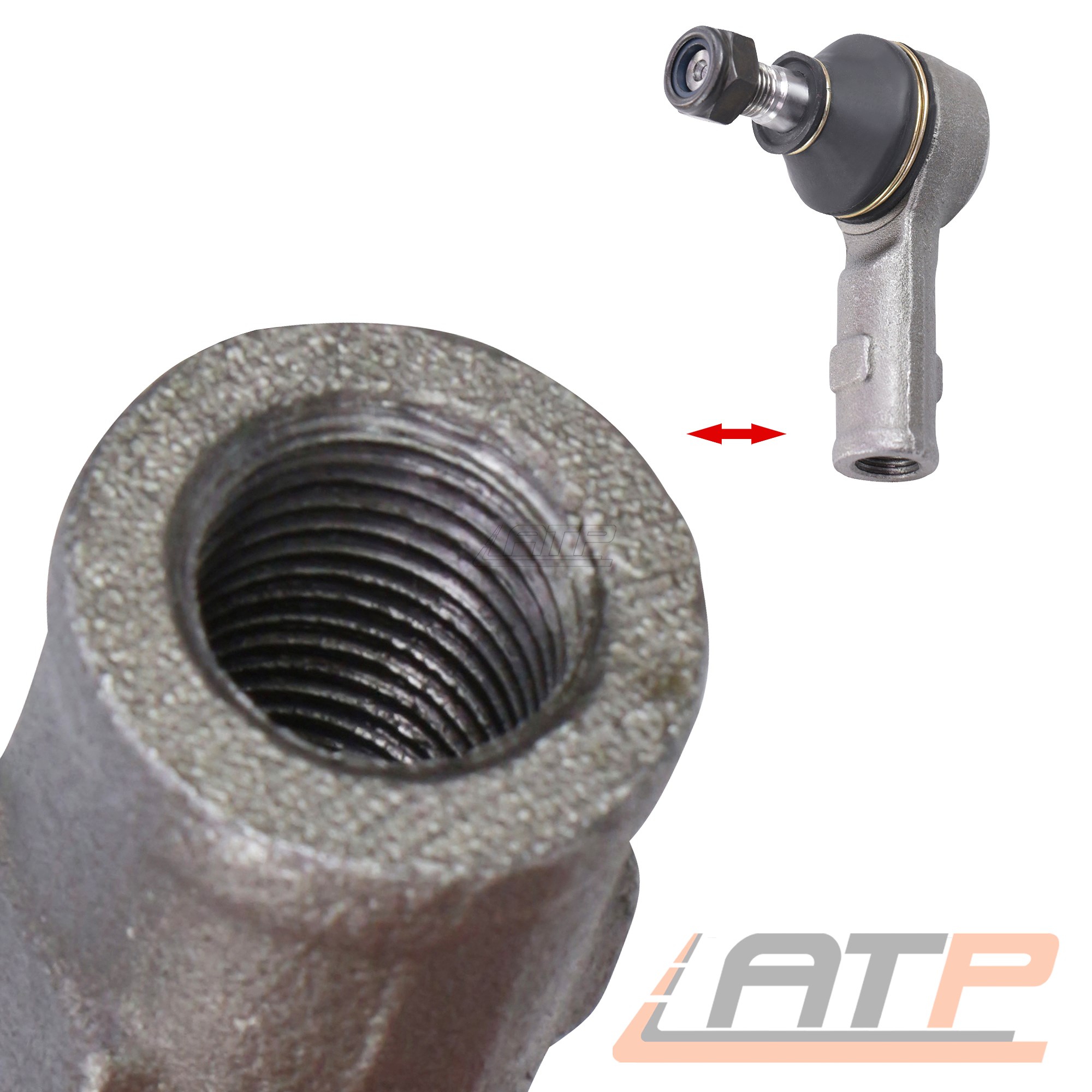 Axial barra de acoplamiento la parte delantera izquierda derecha 32033101