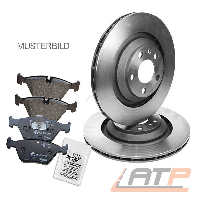 HINTEN FÜR OPEL ZAFIRA B BREMSSCHEIBEN BREMSBELÄGE BREMSKLÖTZE VORNE