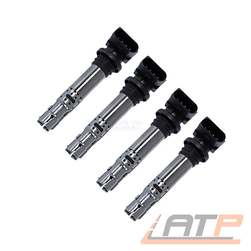 4x zündmodul vara bobina de VW Polo 6r 1.2+1.4 9n 1.2-1.6 Scirocco Sharan 1.4
