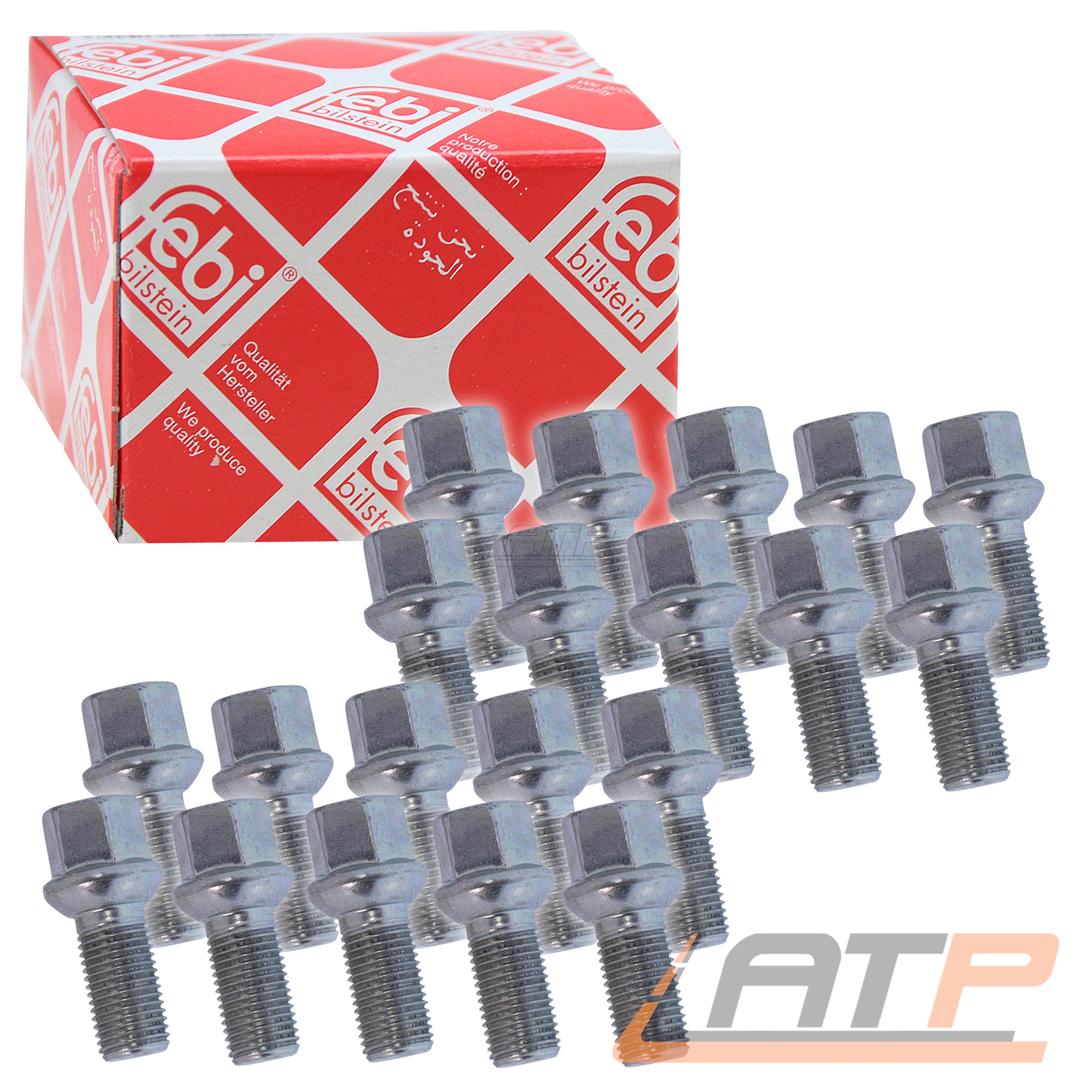 20x Febi Bilstein Vis m14x1,5x27 mm sw17 Kugelbund Boule Vis 31880978