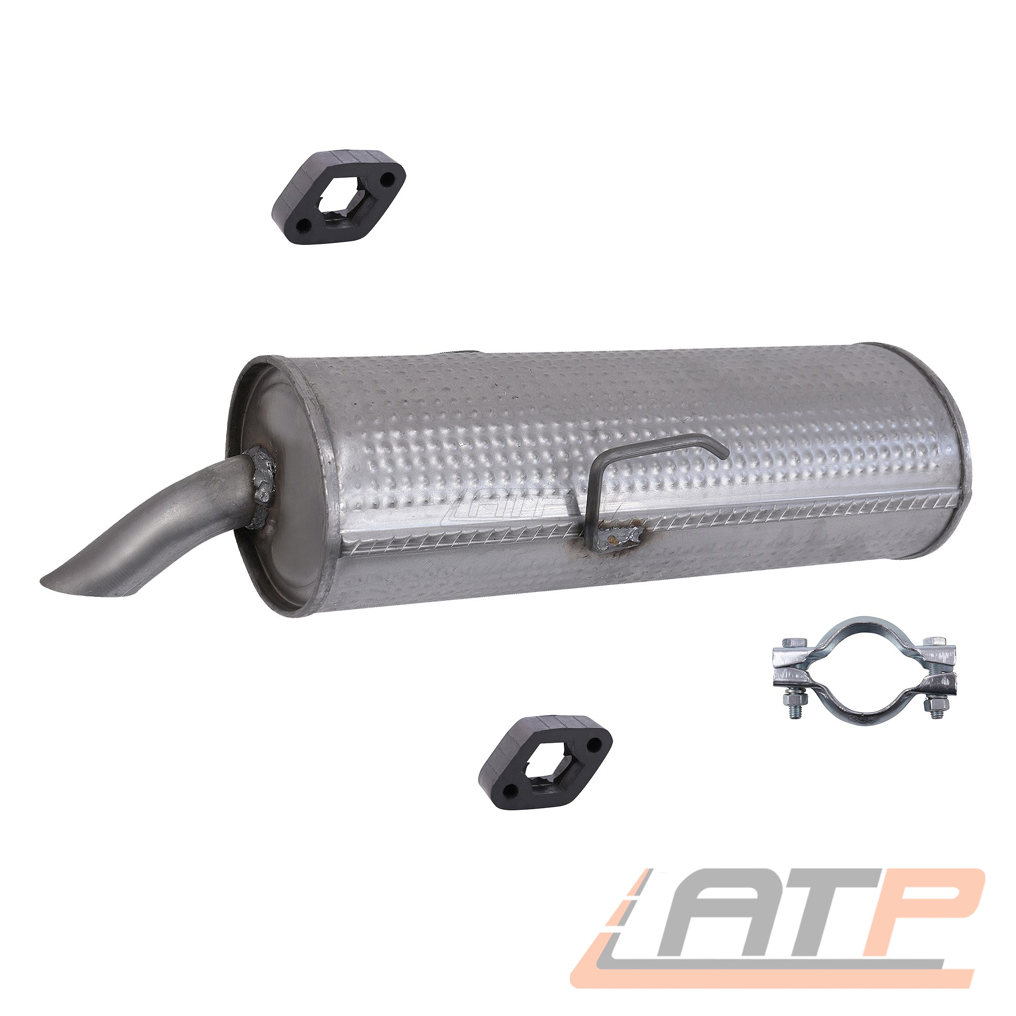 1x ENDSCHALLDÄMPFER AUSPUFF SCHALLDÄMPFER FÜR CITROEN SAXO 1.1 SX 1.4 VTS 00-03