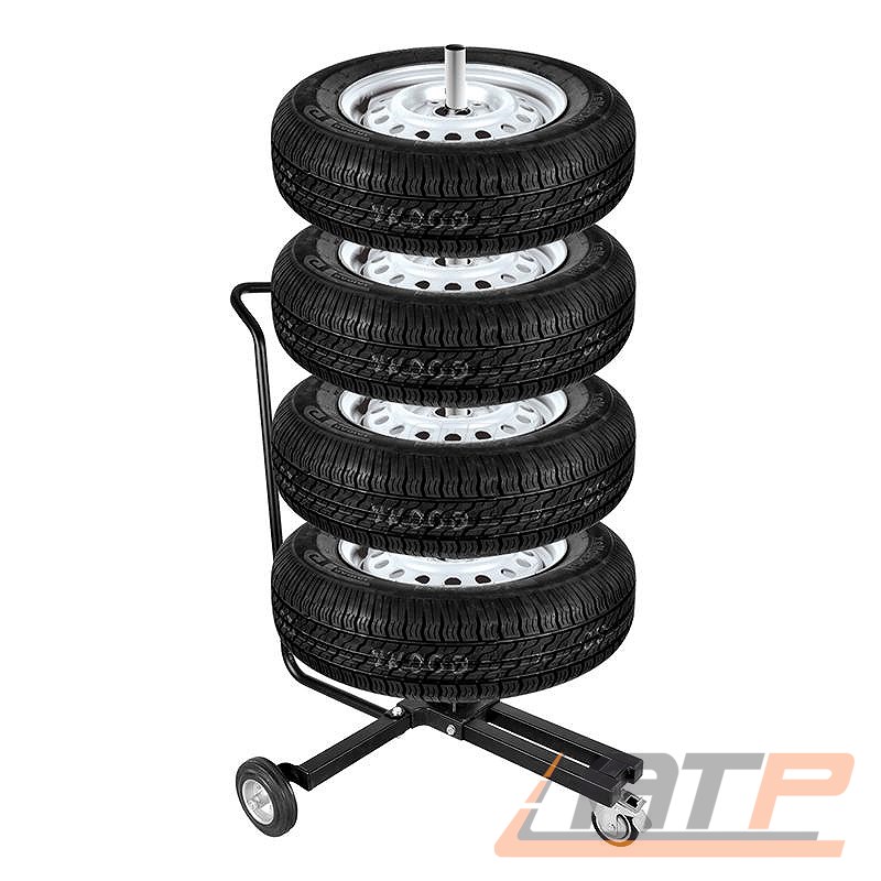 Supporto PNEUMATICI pneumatici cerchi albero gomme pneumatici supporto carrello mobile alluminio 225mm