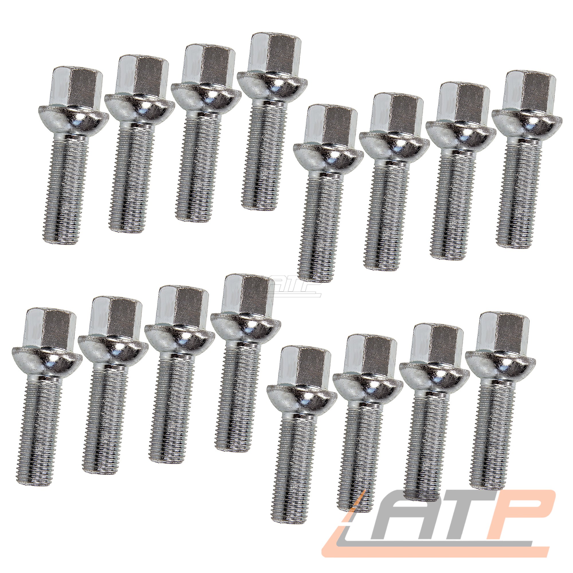 16x roue m12 x 1,5 x 28 mm Galvanisé sw17 roue Radschraube 31672427
