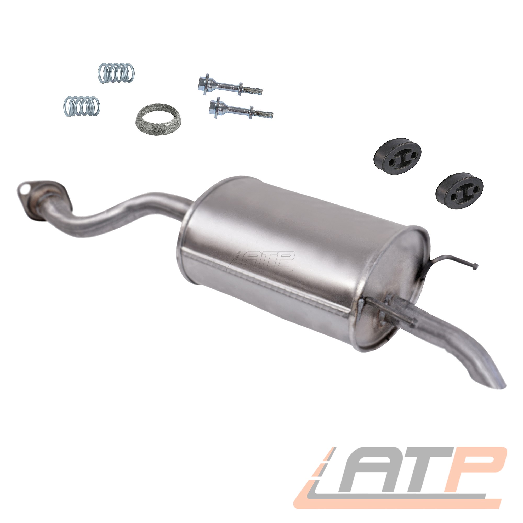 1x endschalldämpfer escape silenciador para honda jazz 2 DG 1.2 DSI 1.3 02-07