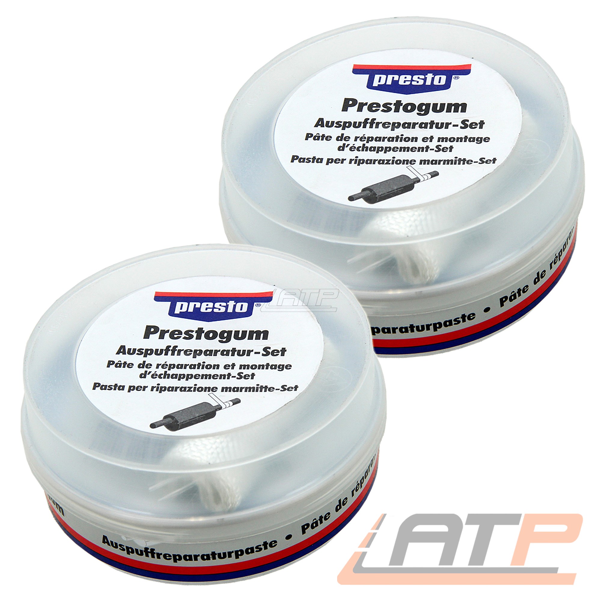 2x MARMITTA presto Set di riparazione scarico pasta densa massa tessuti volume 603109