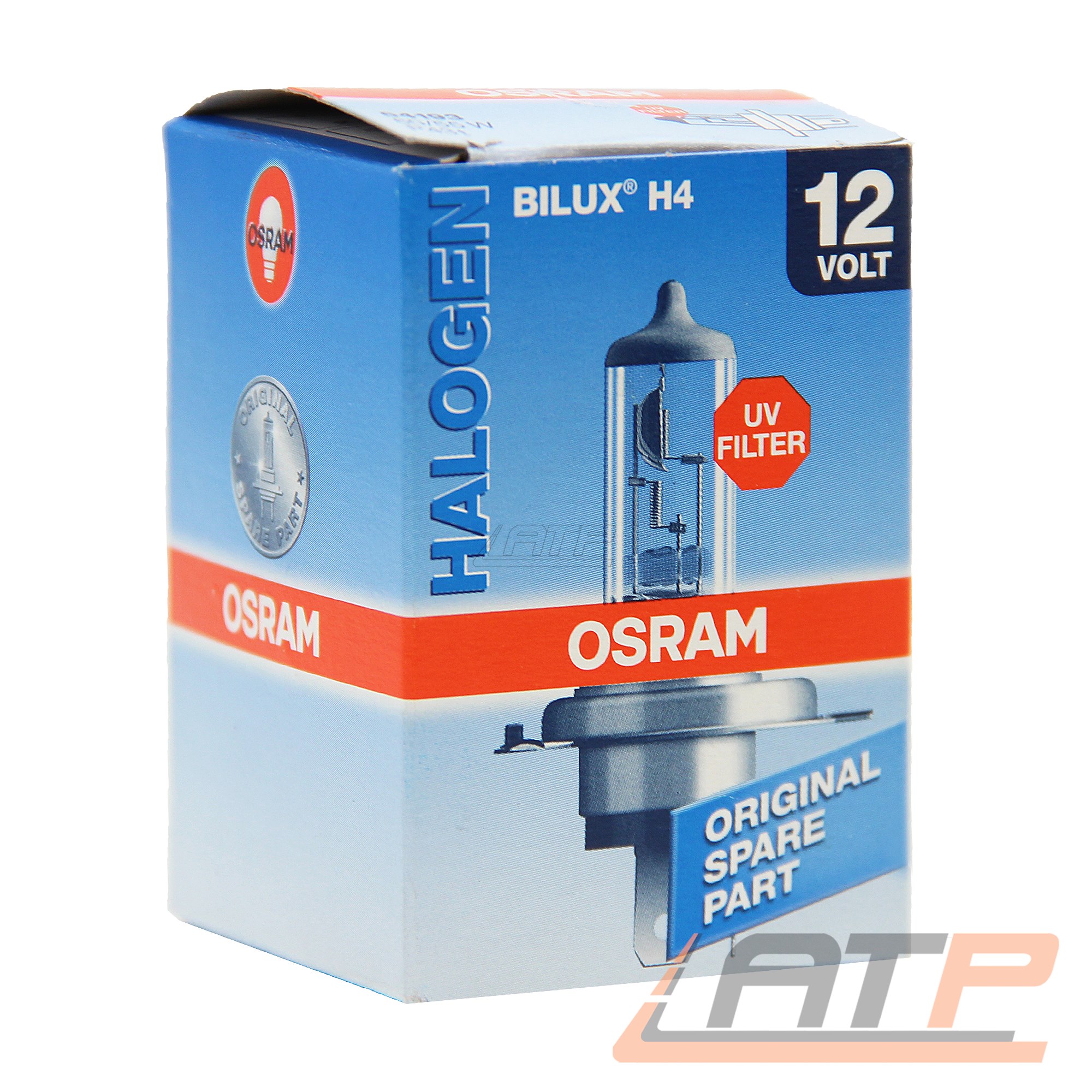 4x OSRAM halógeno-lámpara h4 set original line 55w//12v bombilla de luz de posición
