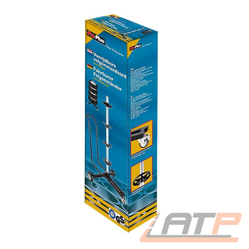 Supporto PNEUMATICI pneumatici cerchi albero gomme pneumatici supporto carrello mobile alluminio 225mm