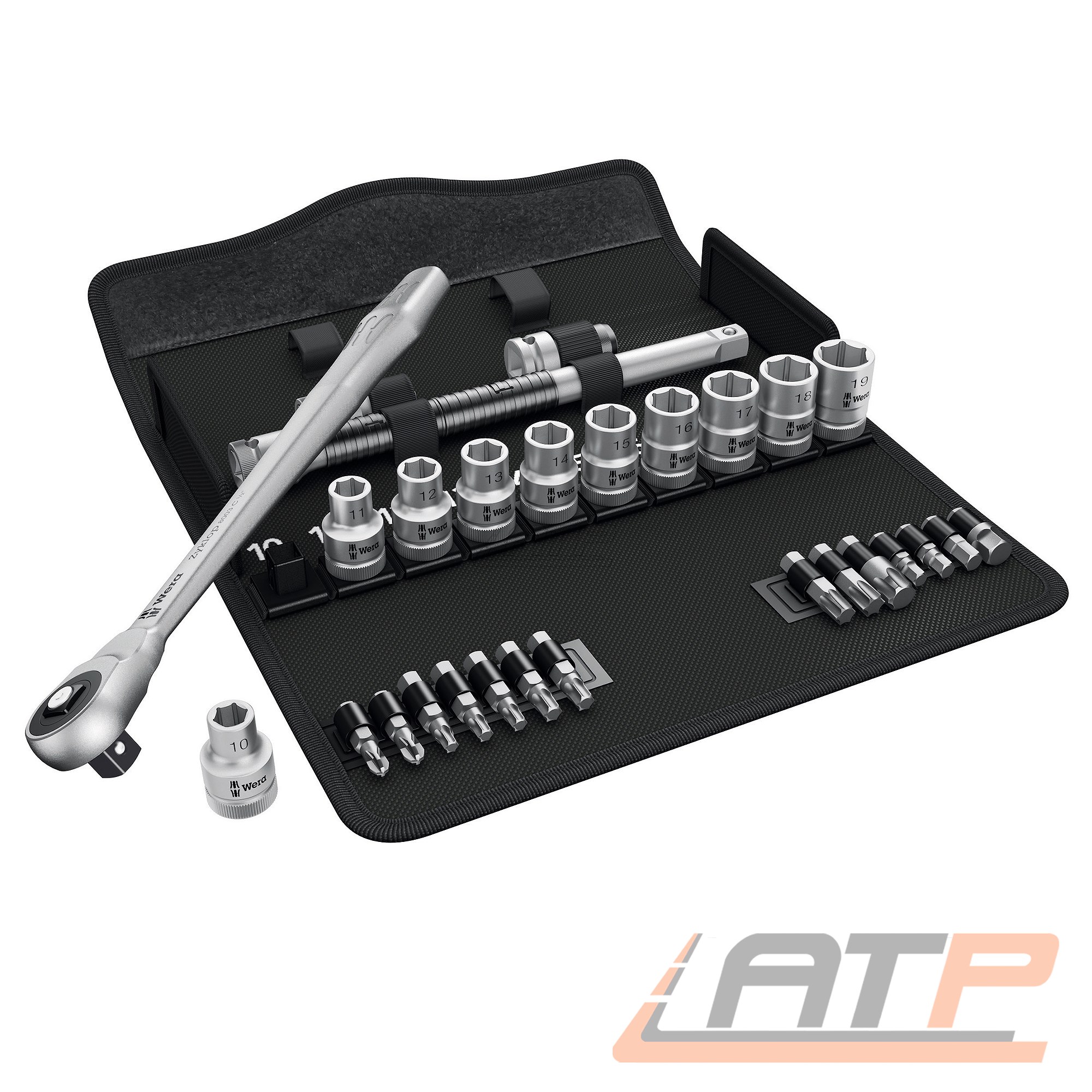 WERA ZYKLOP METAL KNARREN SATZ 1//2/" 8100 SC 7 WERKZEUG 28 TLG DURCHSTECKKNARRE