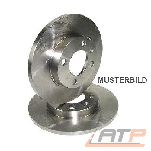 RADLAGER HINTEN AUDI 100 C4 4A 2.0-2.8 BREMSENSET BREMSENKIT VOLL Ø245