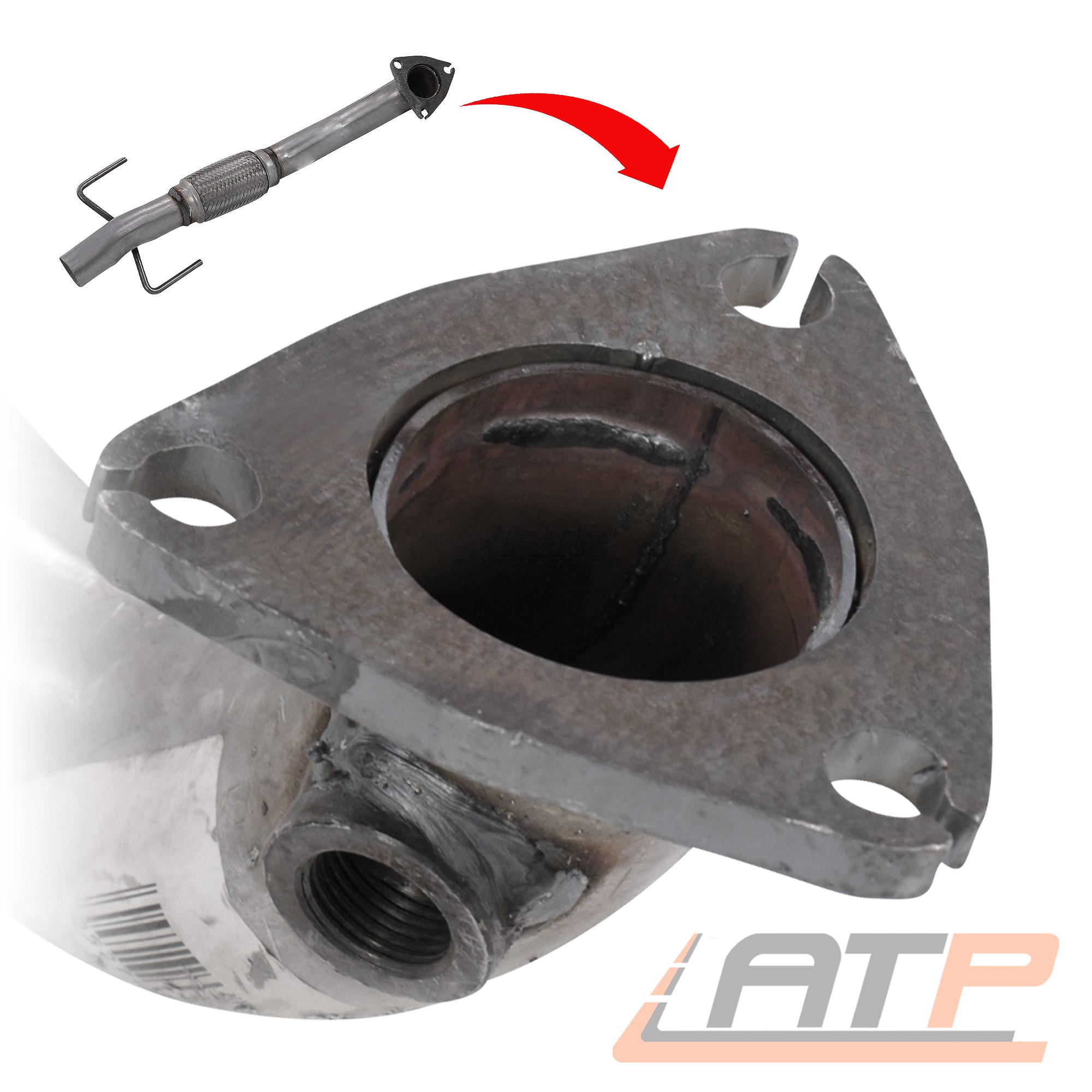 CC 2.2 16V HOSENROHR ABGASROHR OPEL VECTRA C