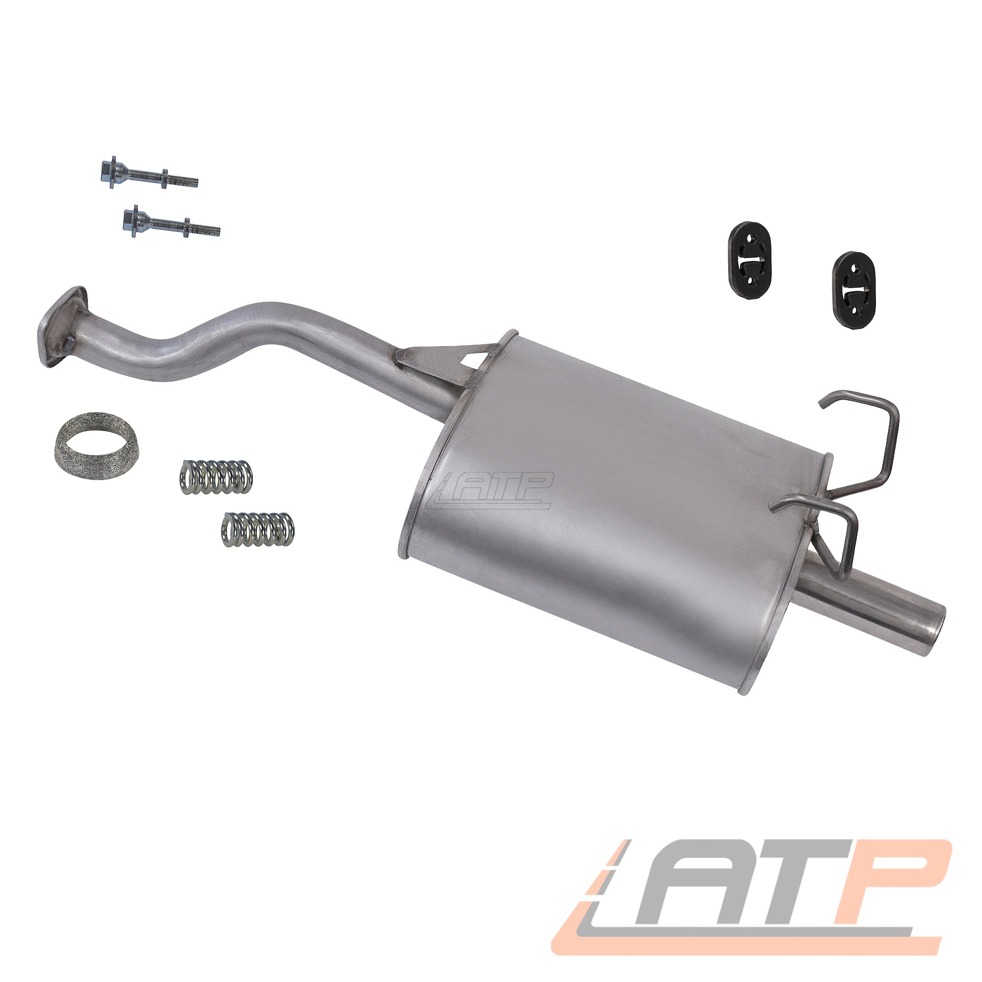 1x ENDSCHALLDÄMPFER AUSPUFF SCHALLDÄMPFER FÜR HONDA CIVIC 6 EJ EK 1.4 BJ 95-01