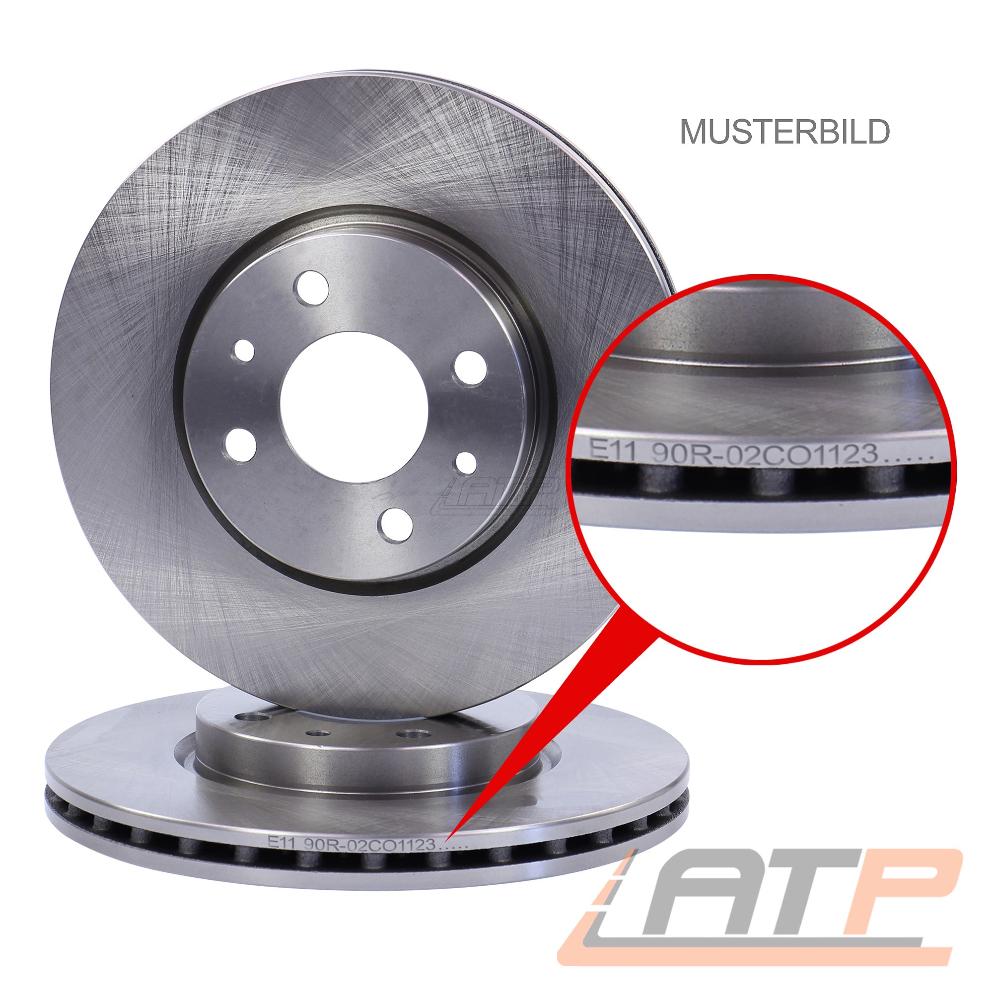 Discos de freno ventilado ø266 balatas delantero peugeot 307 socios BJ 96-08