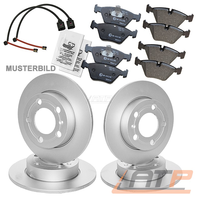 PASTIGLIE ANTERIORE indicatissimi POSTERIORE BMW 5-er e61 Touring STATION WAGON 520-525 DISCHI FRENO
