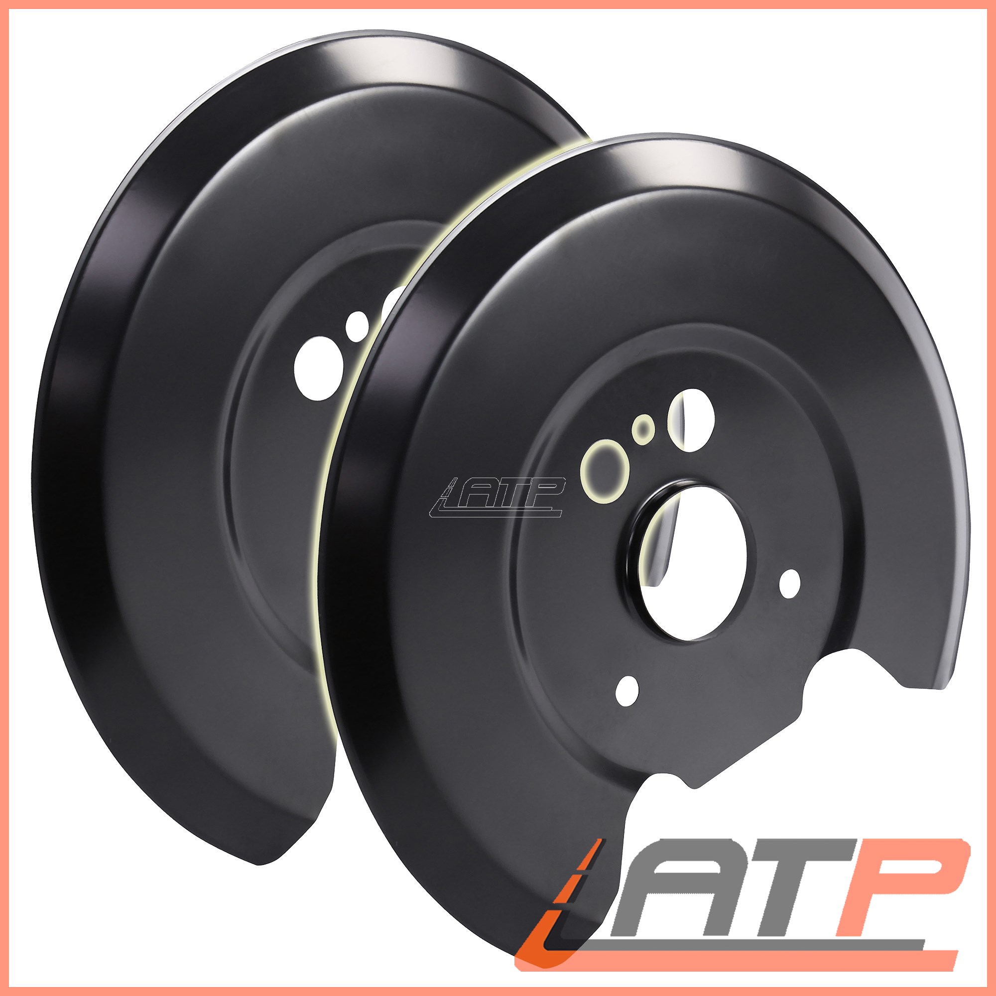 2X COVER PLATE FOR BRAKE REAR LEFT+RIGHT FORD MONDEO MK 1 93-96 2 96-00