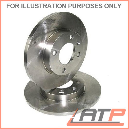 4x BRAKE DISCS VENTED Ø282,5 SOLID Ø280+PADS FRONT+REAR MAZDA MK 6 GG GY 02-07