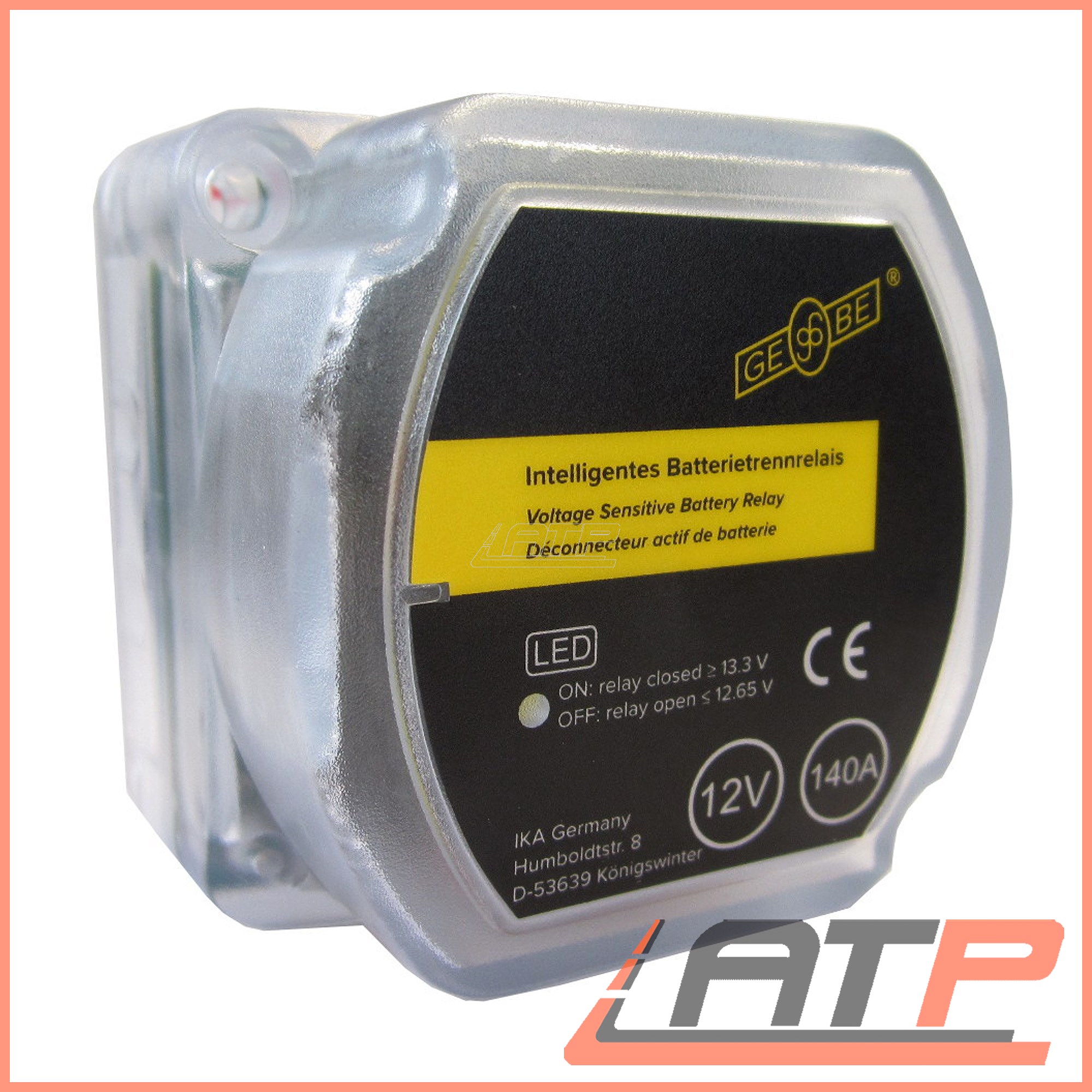 GEBE BATTERY GUARD 990202 VOLTAGE SENSITIVE SENSING BATTERY RELAY MODULE VSR
