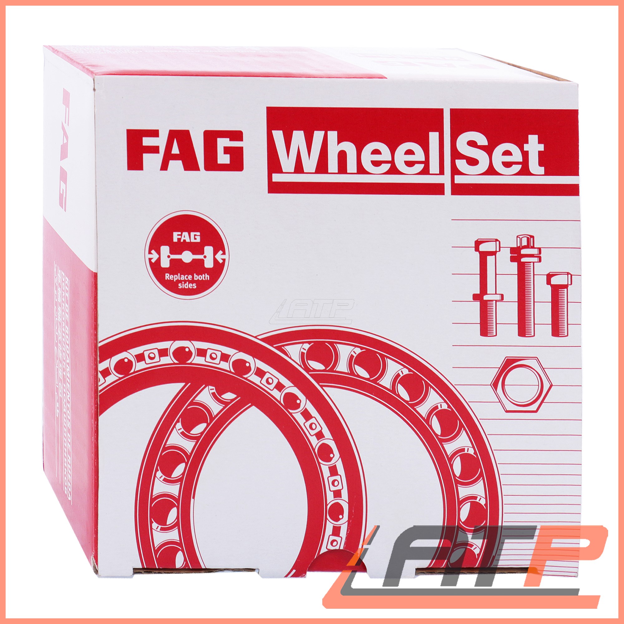 HUB VW PASSAT 3B 3BG 96-05 2X FAG WHEEL BEARING SET REAR INCL