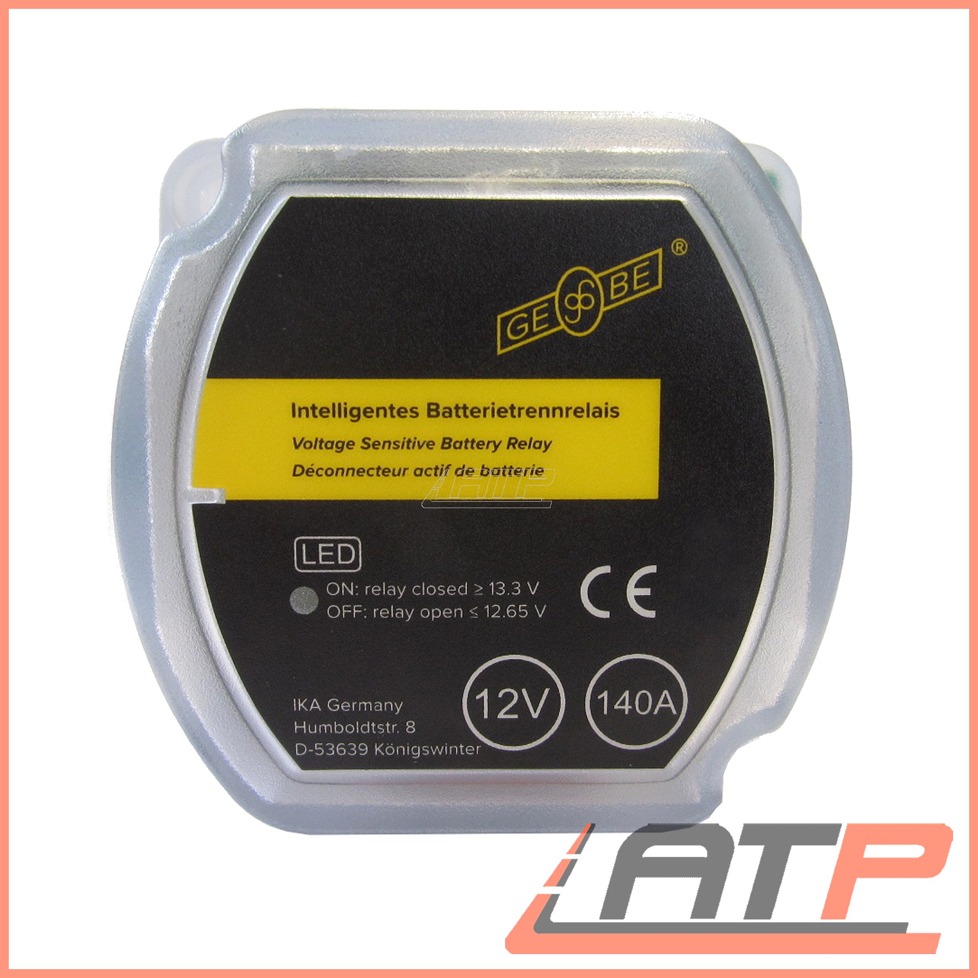 GEBE BATTERY GUARD 990202 VOLTAGE SENSITIVE SENSING BATTERY RELAY MODULE VSR