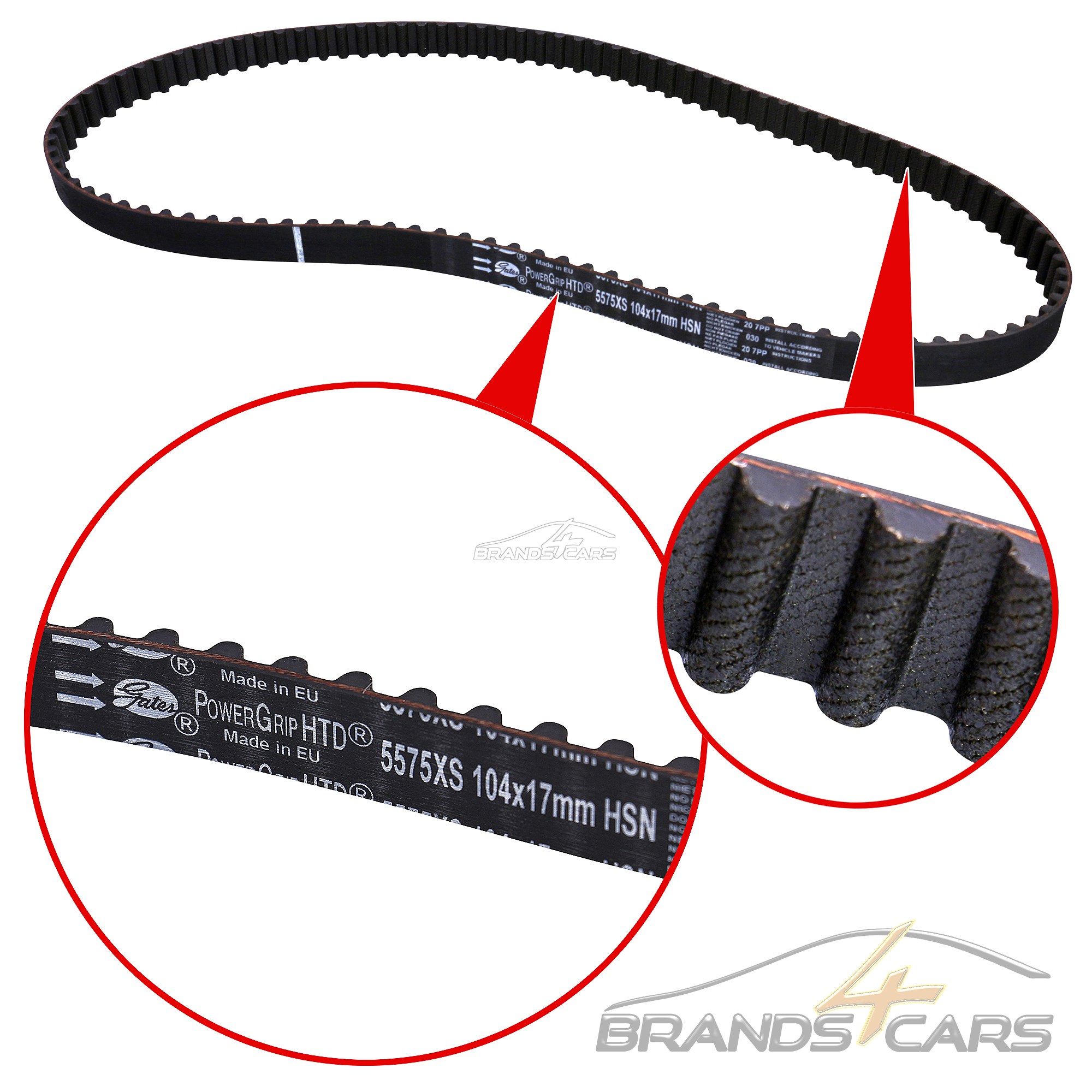 GATES ZAHNRIEMEN-SATZ SET KIT CITROEN C2 1.4 C3 1 2 1.4 BJ AB 02