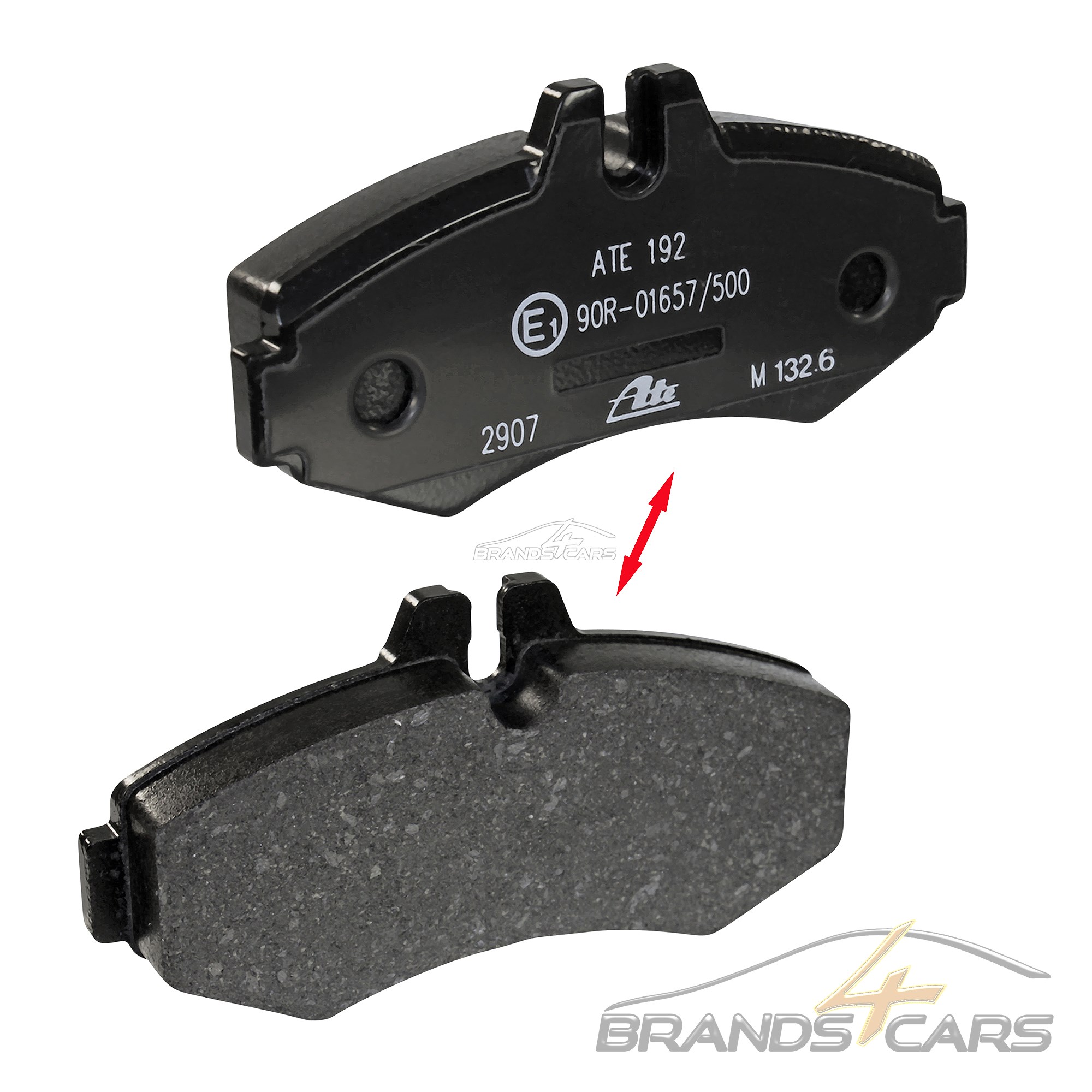 ATE SATZ BREMSBELÄGE BREMSKLÖTZE BREMSBELAGSATZ+2x VWK VORNE MERCEDES VITO W-638