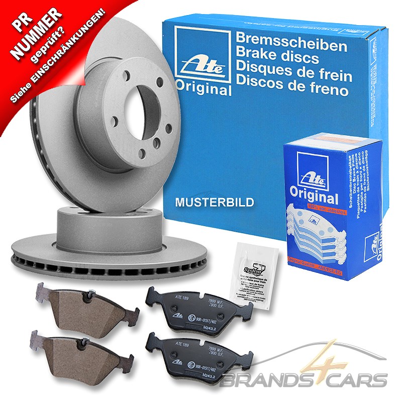 BREMSBELÄGE VORNE VW LT 28-35 2 BUS ATE BREMSSCHEIBE BELÜFTET Ø276