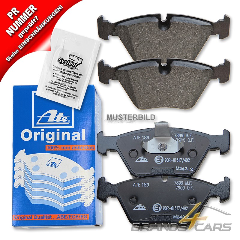 BREMSBELÄGE VORNE VW LT 28-35 2 BUS ATE BREMSSCHEIBE BELÜFTET Ø276