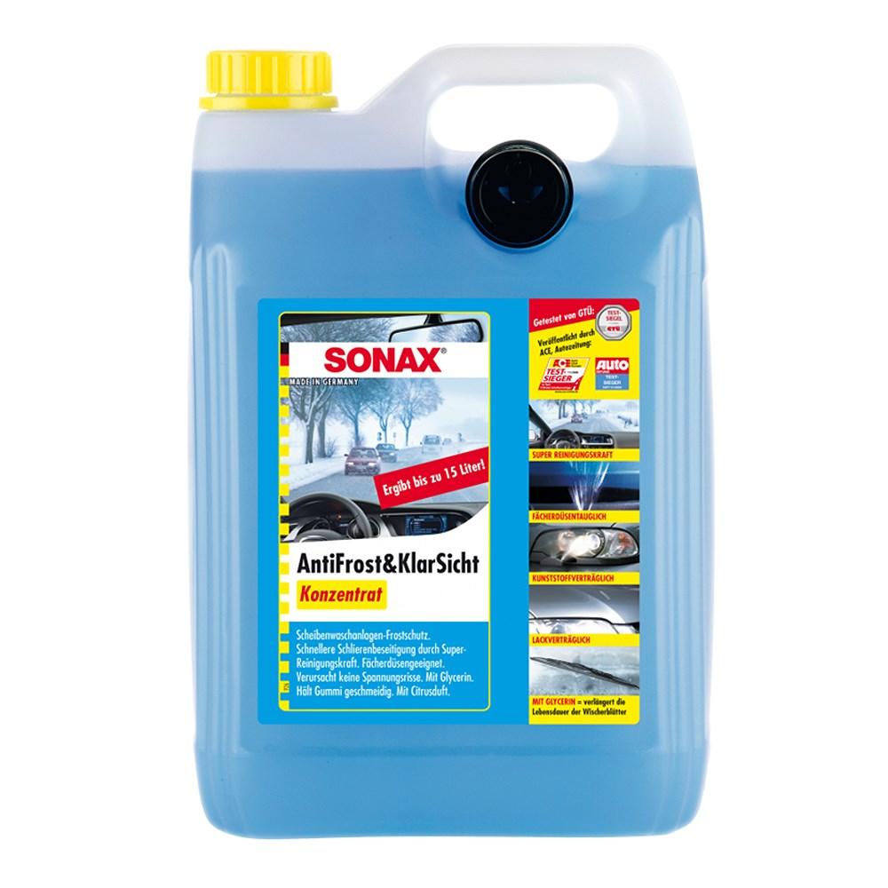 4x 5 L LITER SONAX ANTIFROST KLARSICHT KONZENTRAT FROSTSCHUTZ