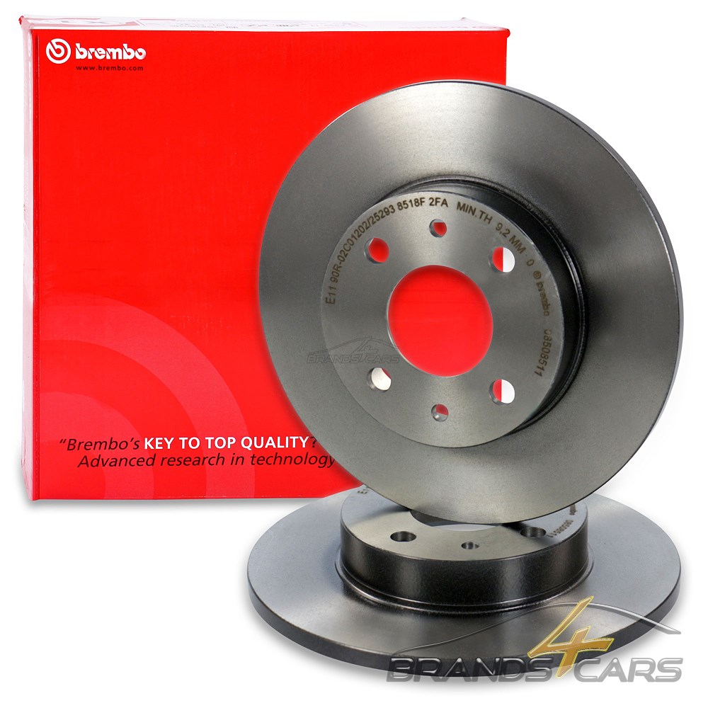 Brembo Coated Bremsscheiben Voll Bel Ge Vorne Fiat Panda