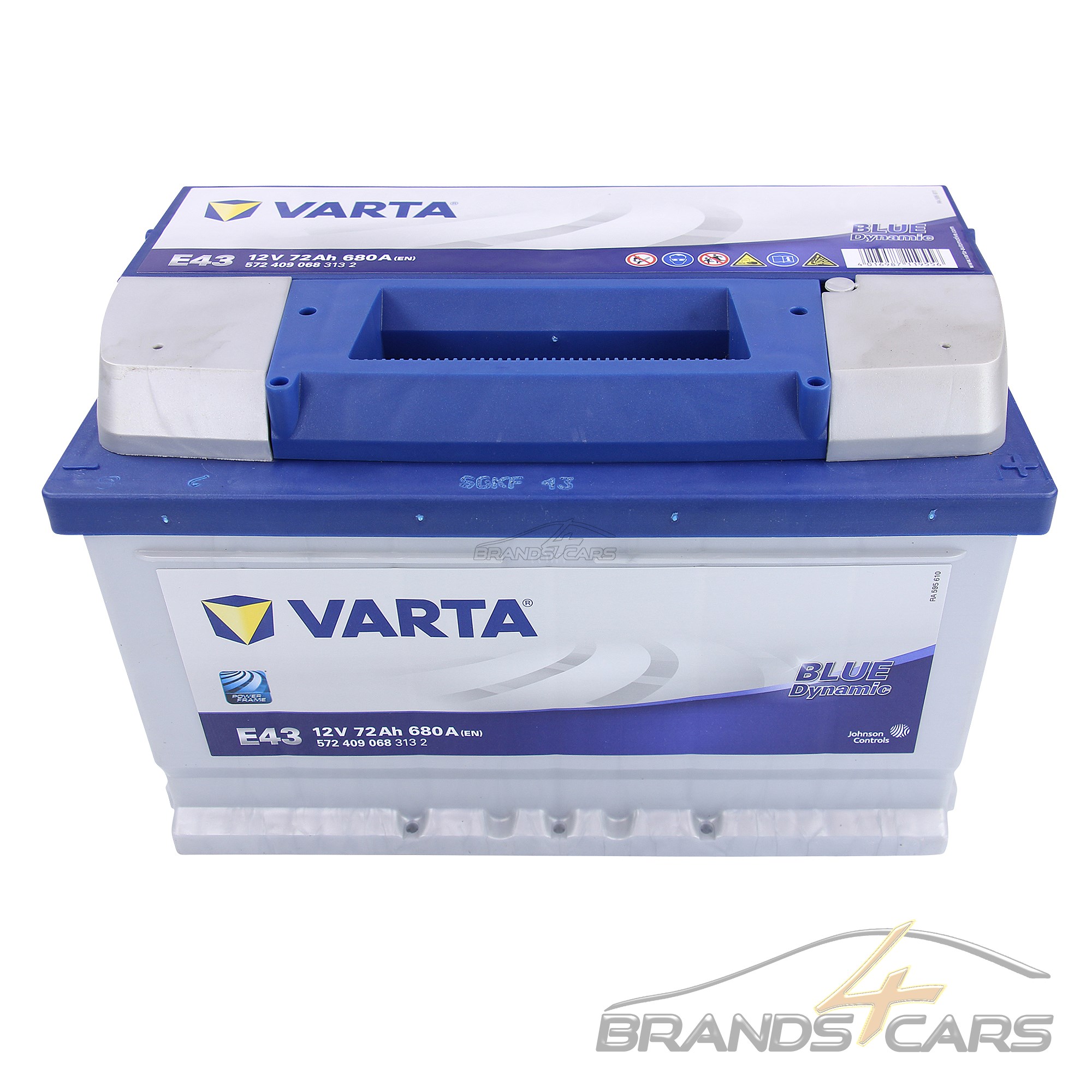 STARTERBATTERIE VARTA BLUE DYNAMIC 72-AH 12-V 680-A 31561194