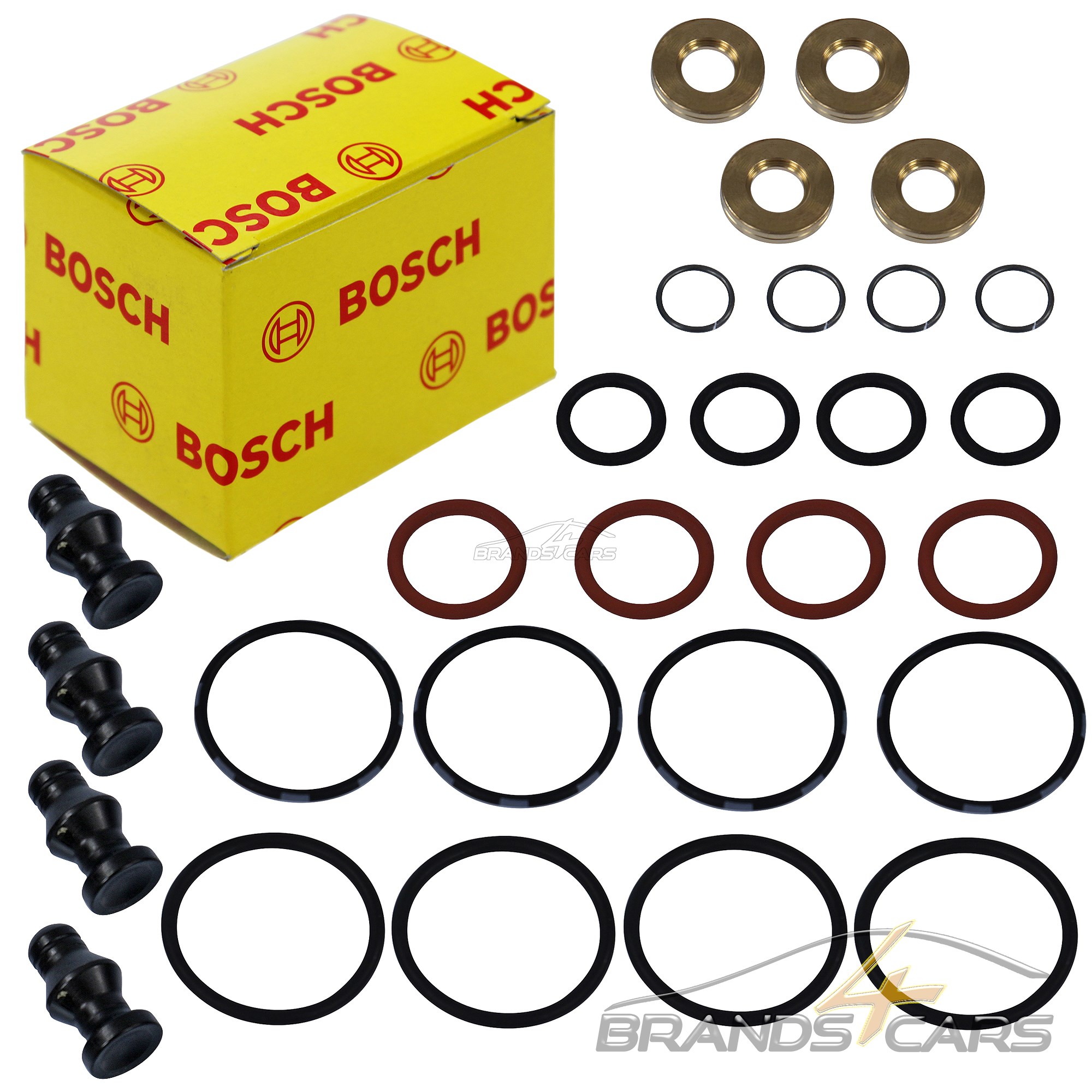 4x BOSCH DICHTUNGSSATZ SATZ PUMPE-DÜSE-EINHEIT AUDI A3 8L 1.9 TDI BJ 00-03