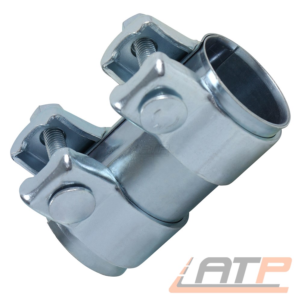 5x Rohrverbinder Doppelschelle 70mm X 80mm - Für Auspuff & Abgasanlage Reparatur
