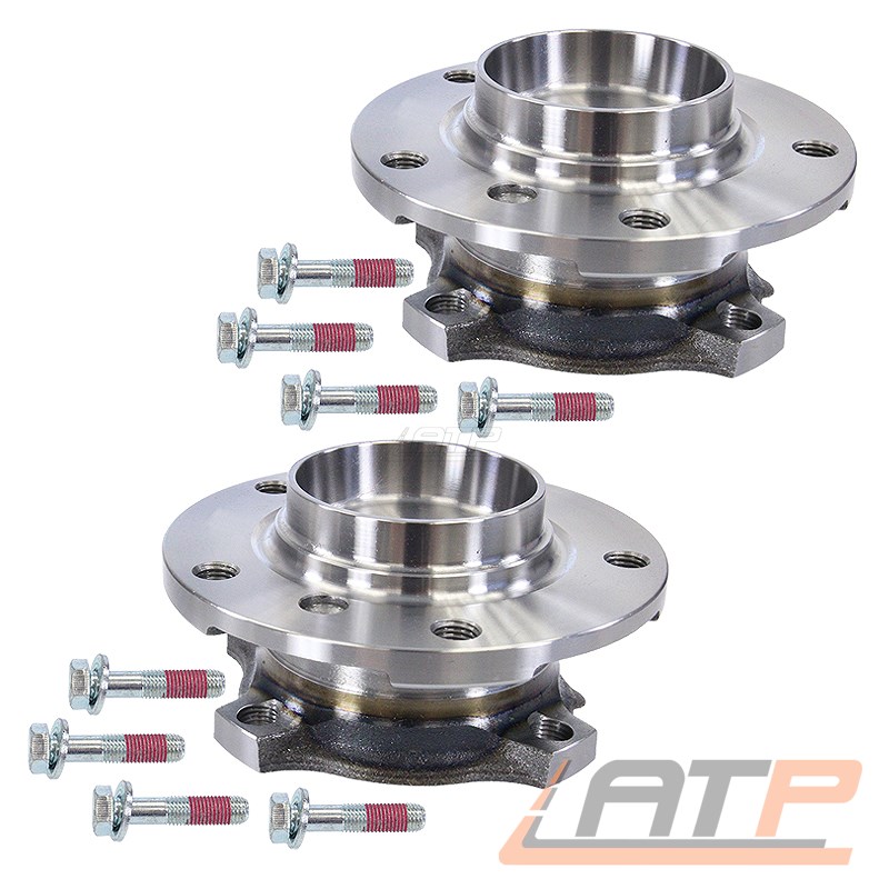 ATEC Radlagersatz Vorne 2x - Für BMW 5er E60, 6er E63 Serie
