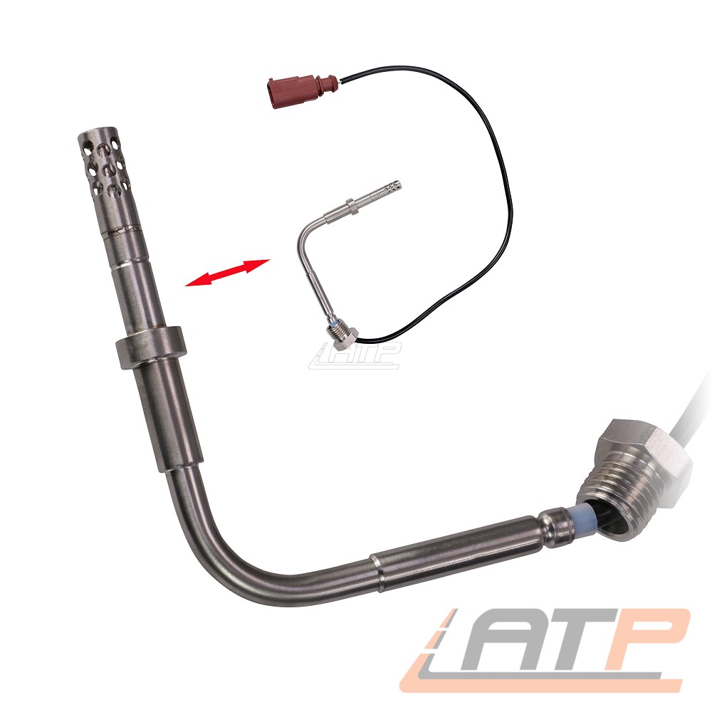 Abgastemperatur Sensor für VW Caddy 3 Passat 3C Touran 1.9 2.0 TDI