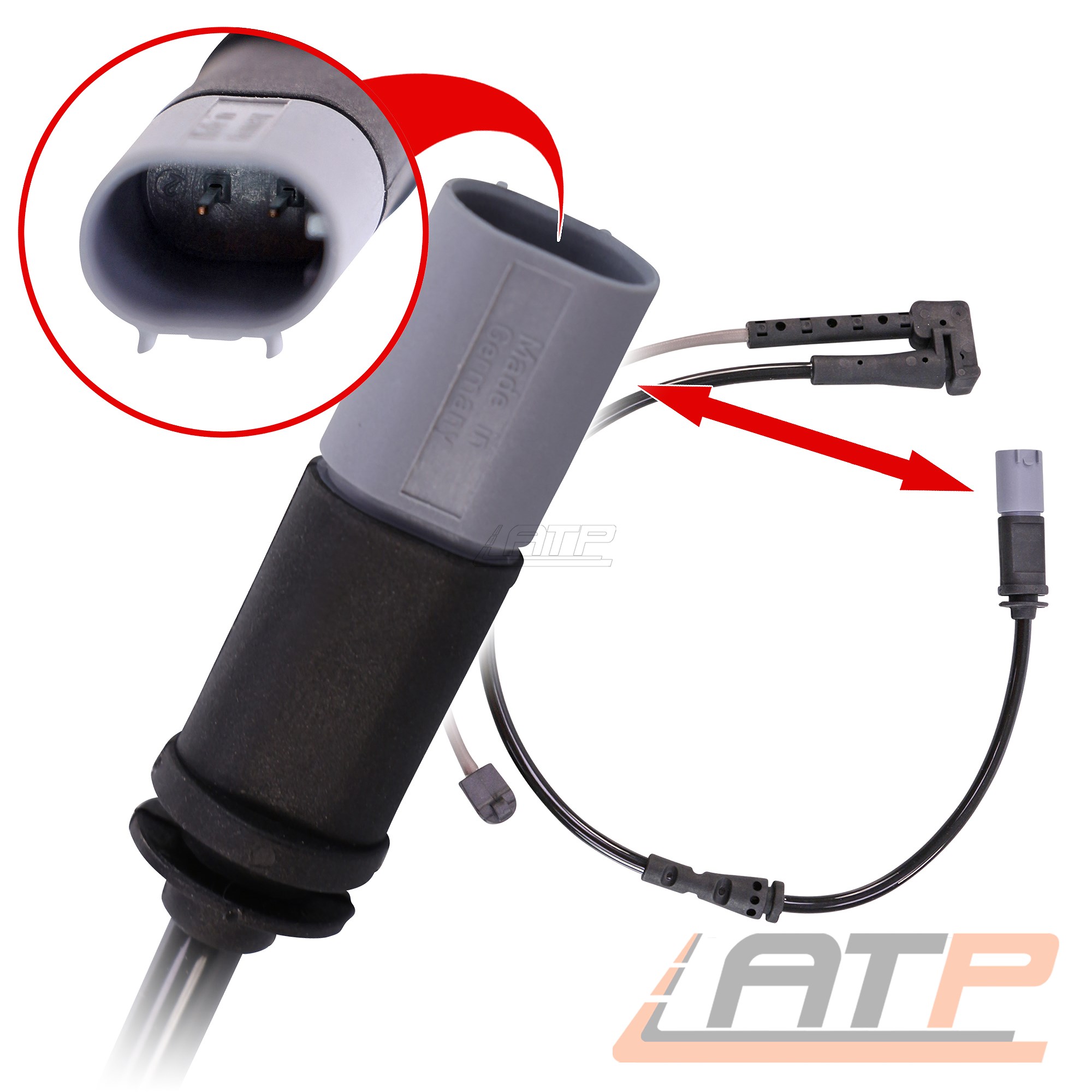 DELPHI Bremsbelag-Warnsensor Für JAGUAR E-Pace - Verschleißanzeige Vorn