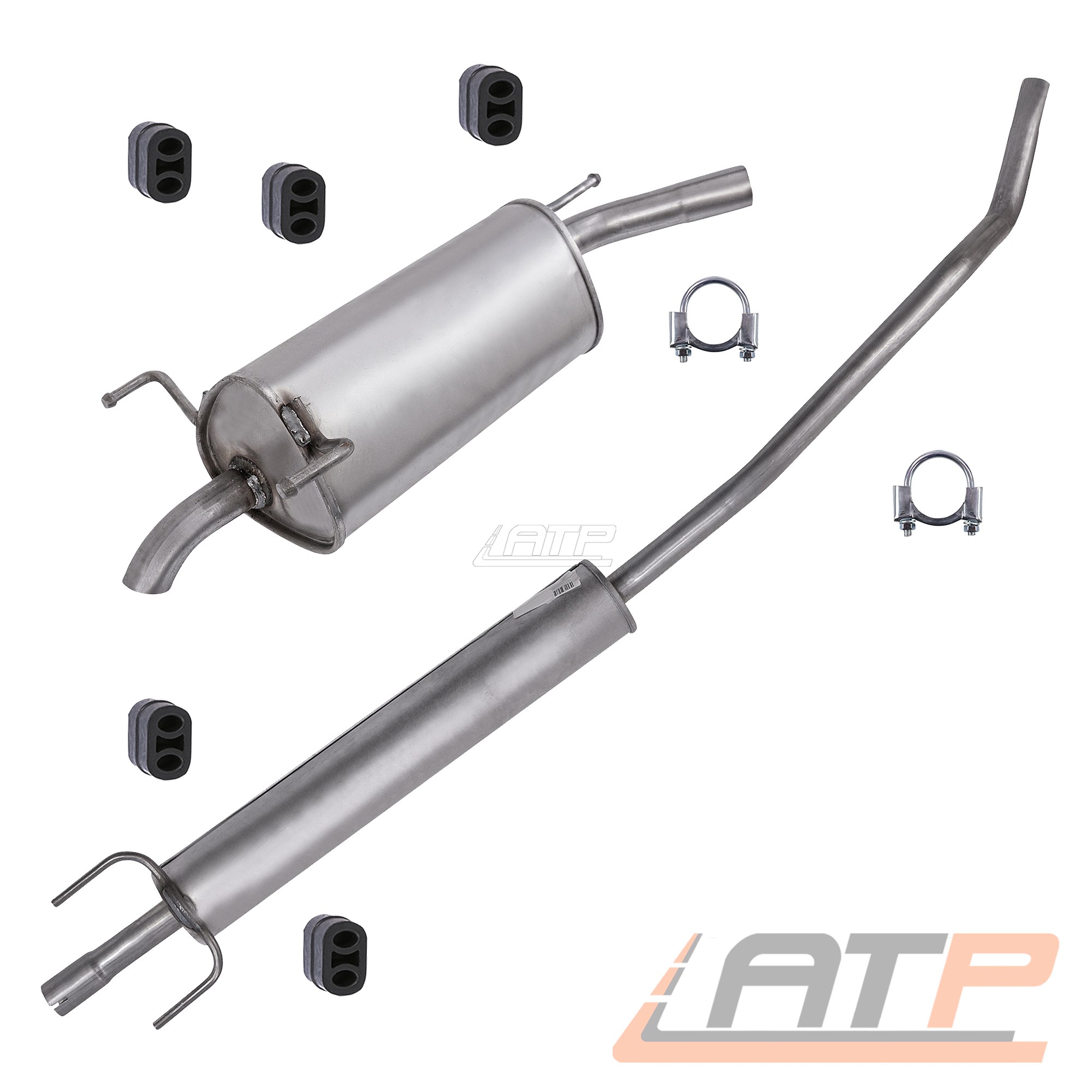 Endschalldämpfer OPEL CORSA B 1.0i 12V Schrägheck 96-00 Endtopf Auspuff