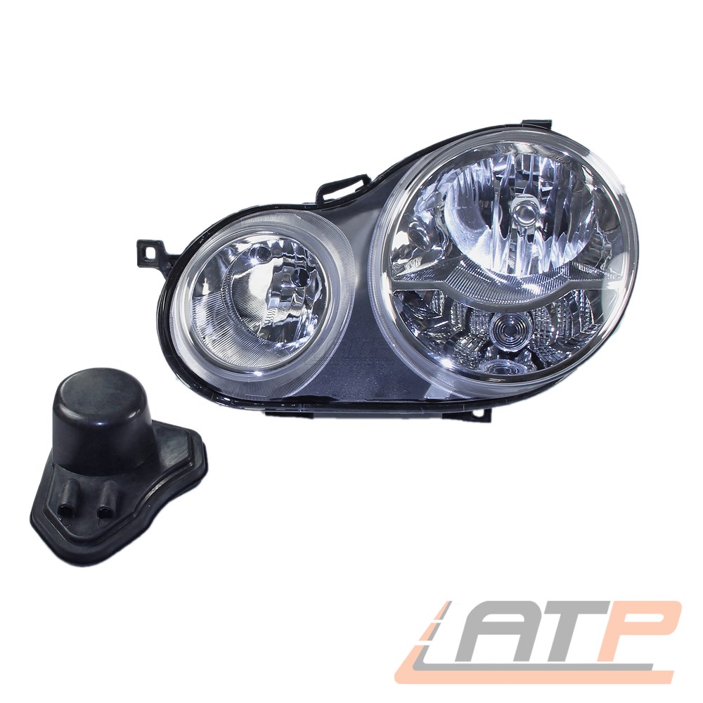 01-05 H1+H7 Scheinwerfer Set Polo IV 4 9N Bj Valeo System