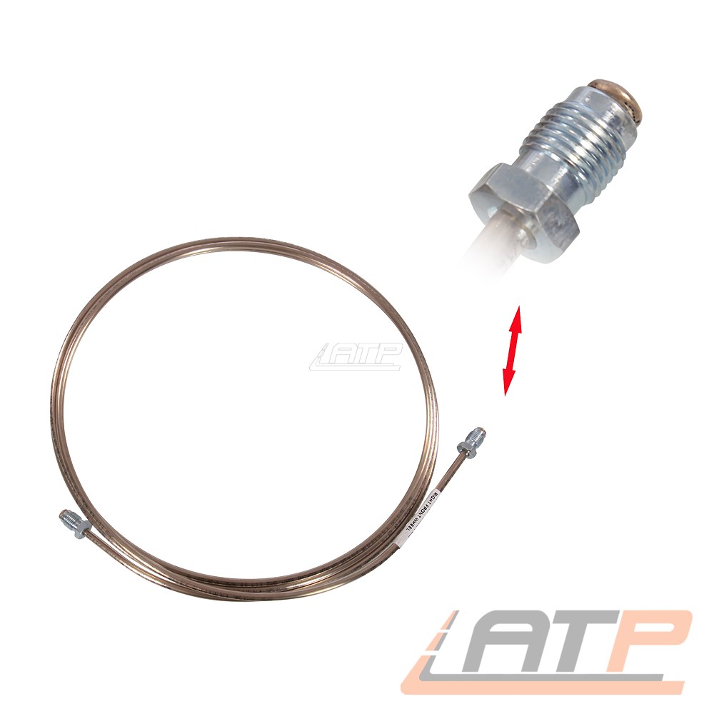 Bremsleitungssatz 4-teilig vorne links und rechts Fiat Ducato Typ 230 ohne ABS