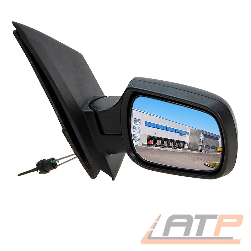 Außenspiegel inkl. Spiegelglas elektrisch H6 Weiß links Ford Fiesta V 5  01-08, 59,99 €