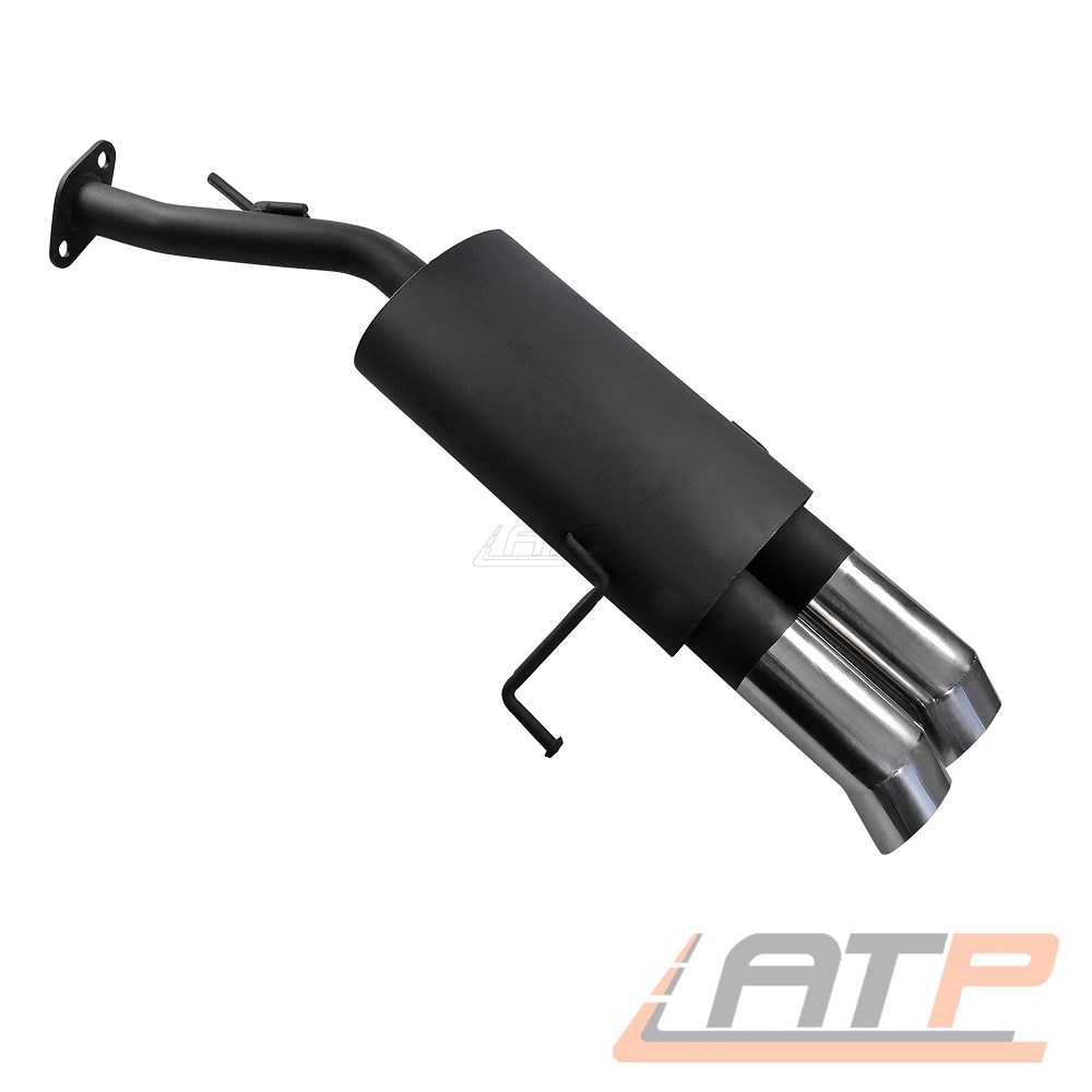 2X76 DTM-LOOK OPEL ASTRA H JOM SPORTAUSPUFF MIT ABE