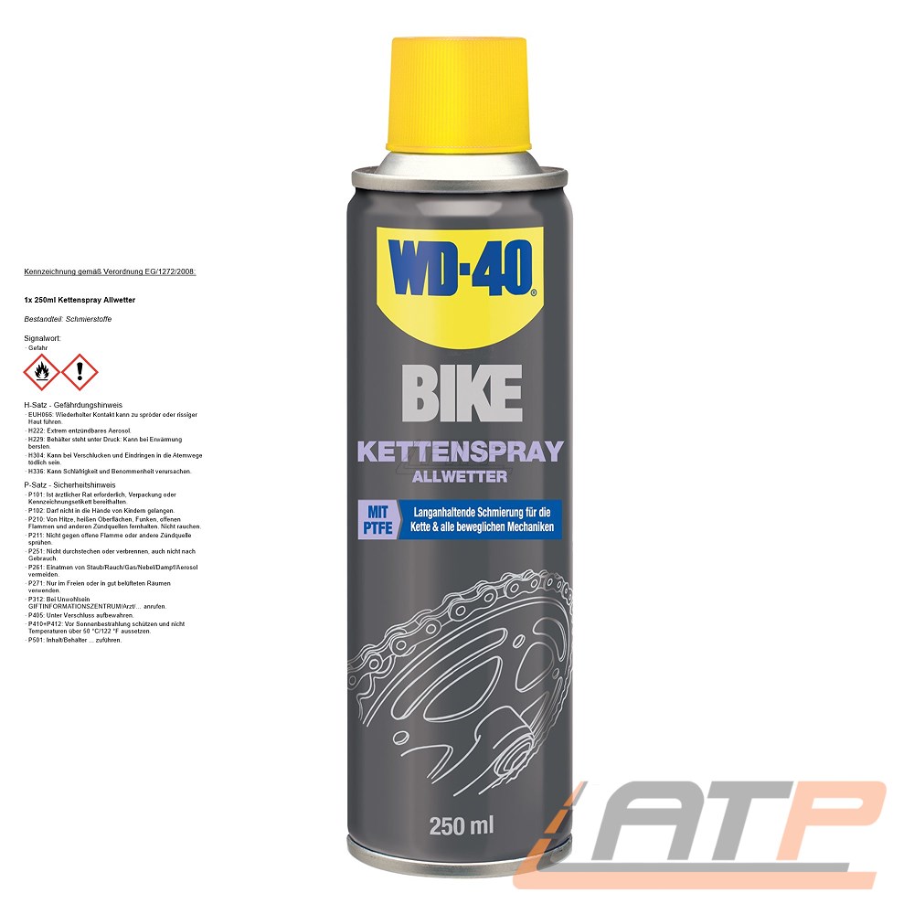 wd 40 fahrrad kettenspray