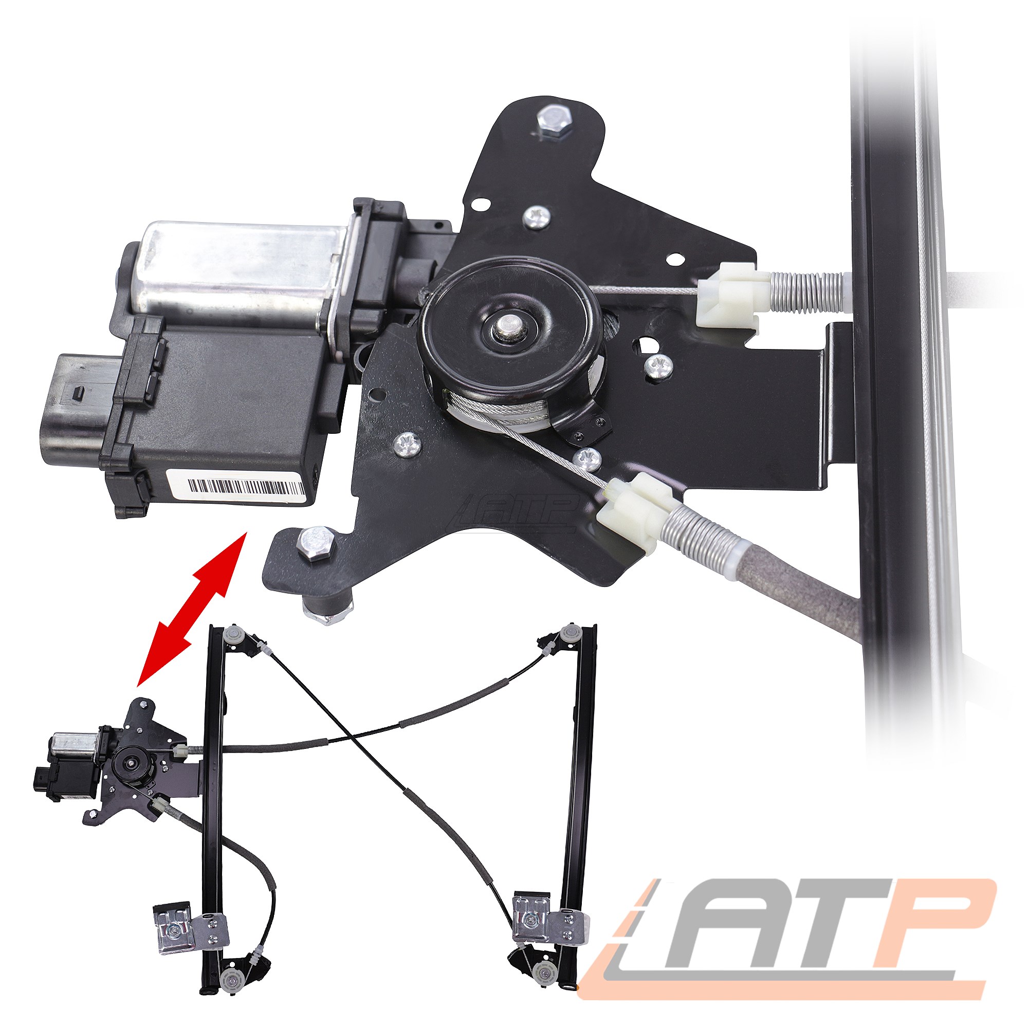 FENSTERHEBER ELEKTRISCH VORNE LINKS MIT MOTOR 2/3-TÜRIG VW ...