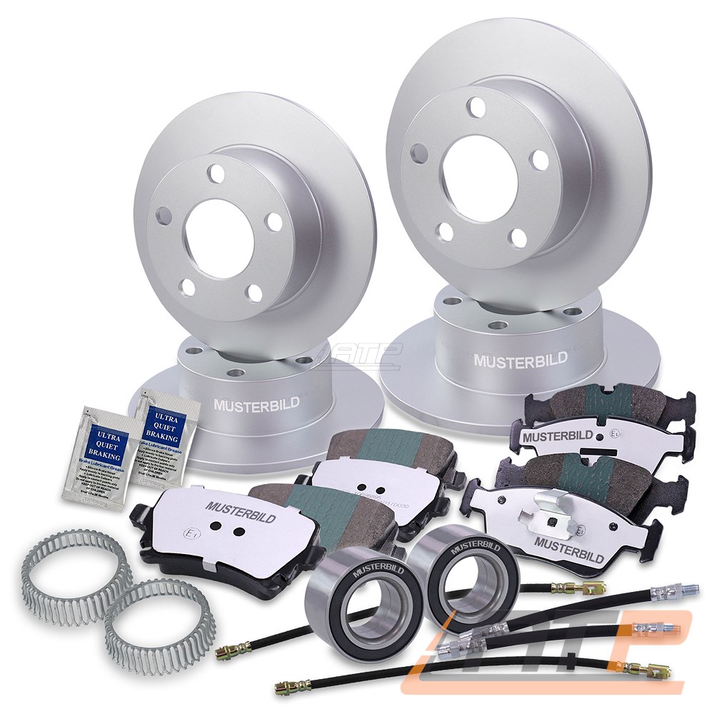 BREMSE BREMSEN SATZ SET KIT BREMSENSET BREMSENKIT VORNE HINTEN SEAT