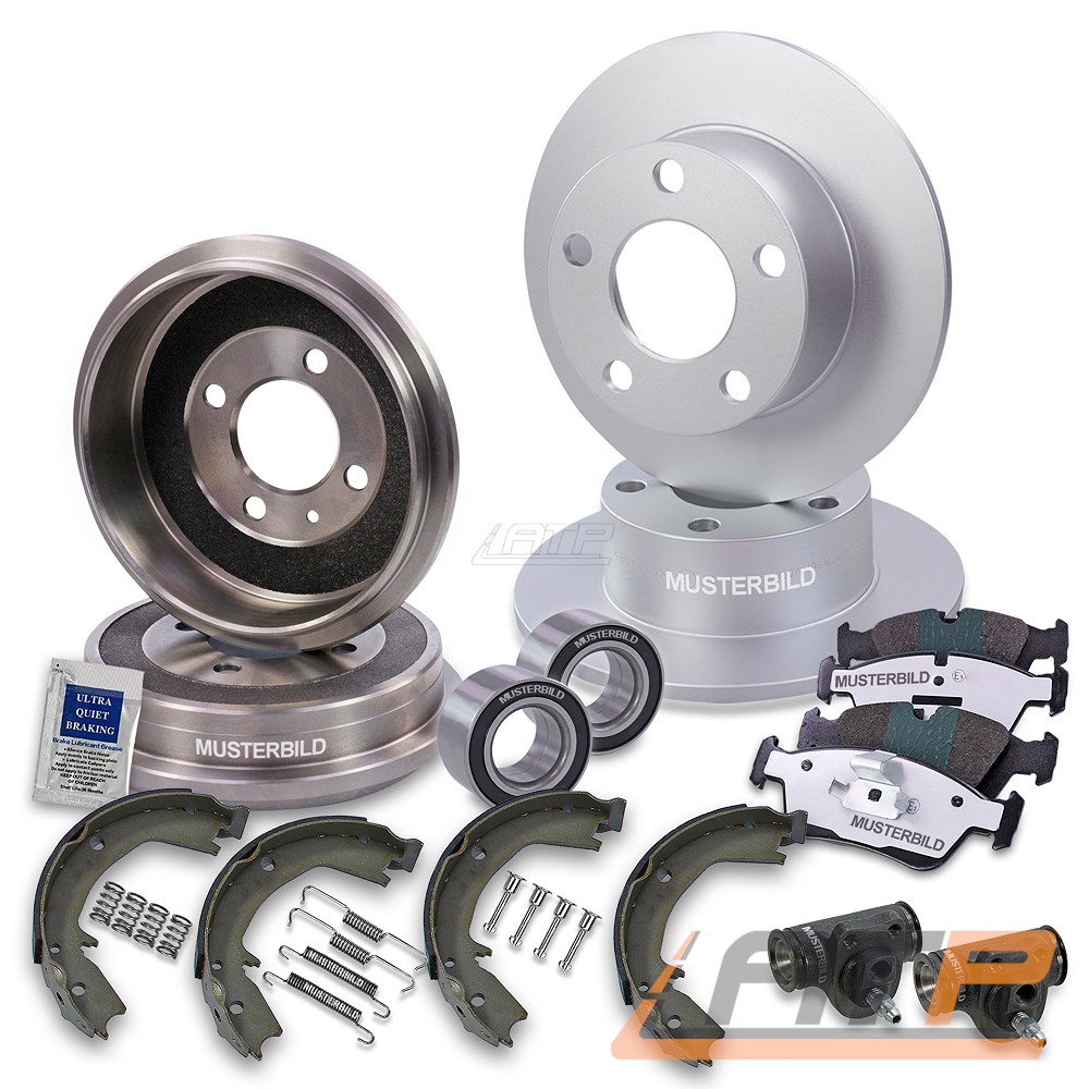 Bremsbacken Backen für hinten Opel Corsa B Bremsbeläge Bremsklötze vorne