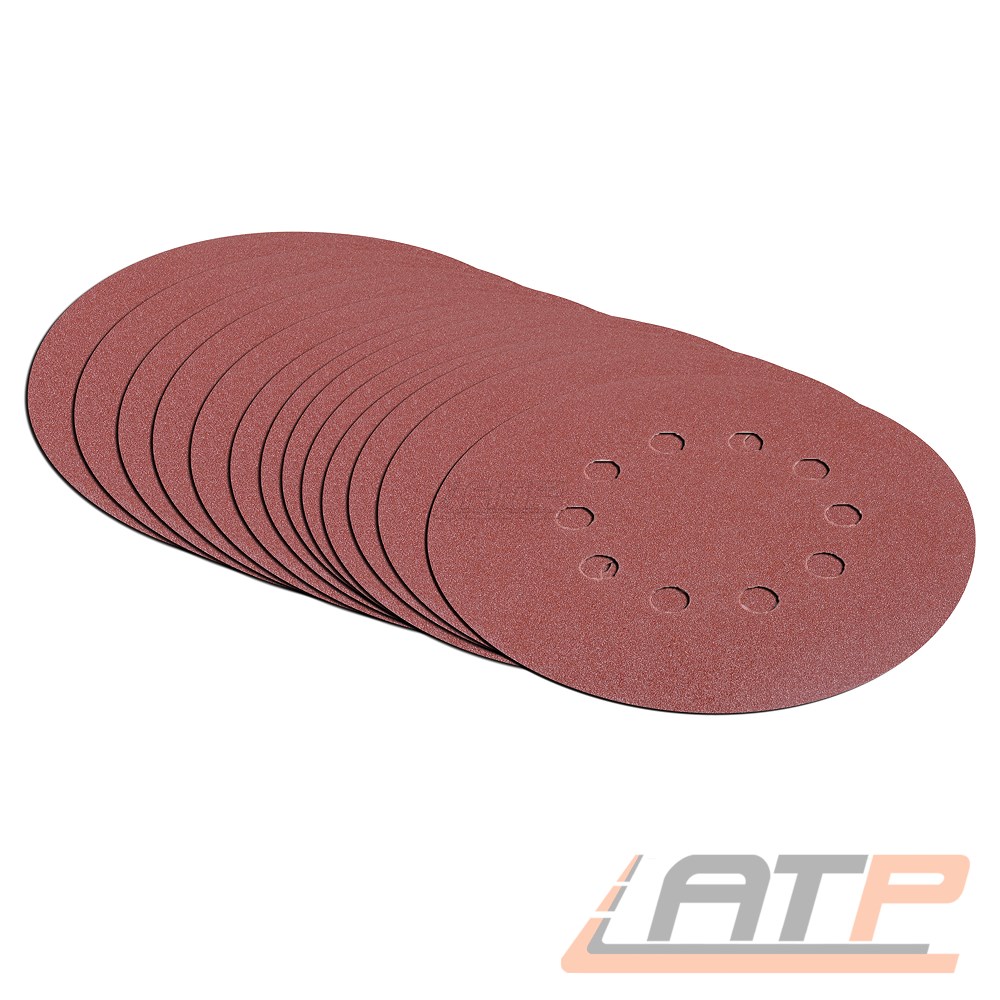 10x SCHLEIFPAPIER-SET SCHLEIFSCHEIBEN SCHLEIFPADS KÖRNUNG 80 100 120