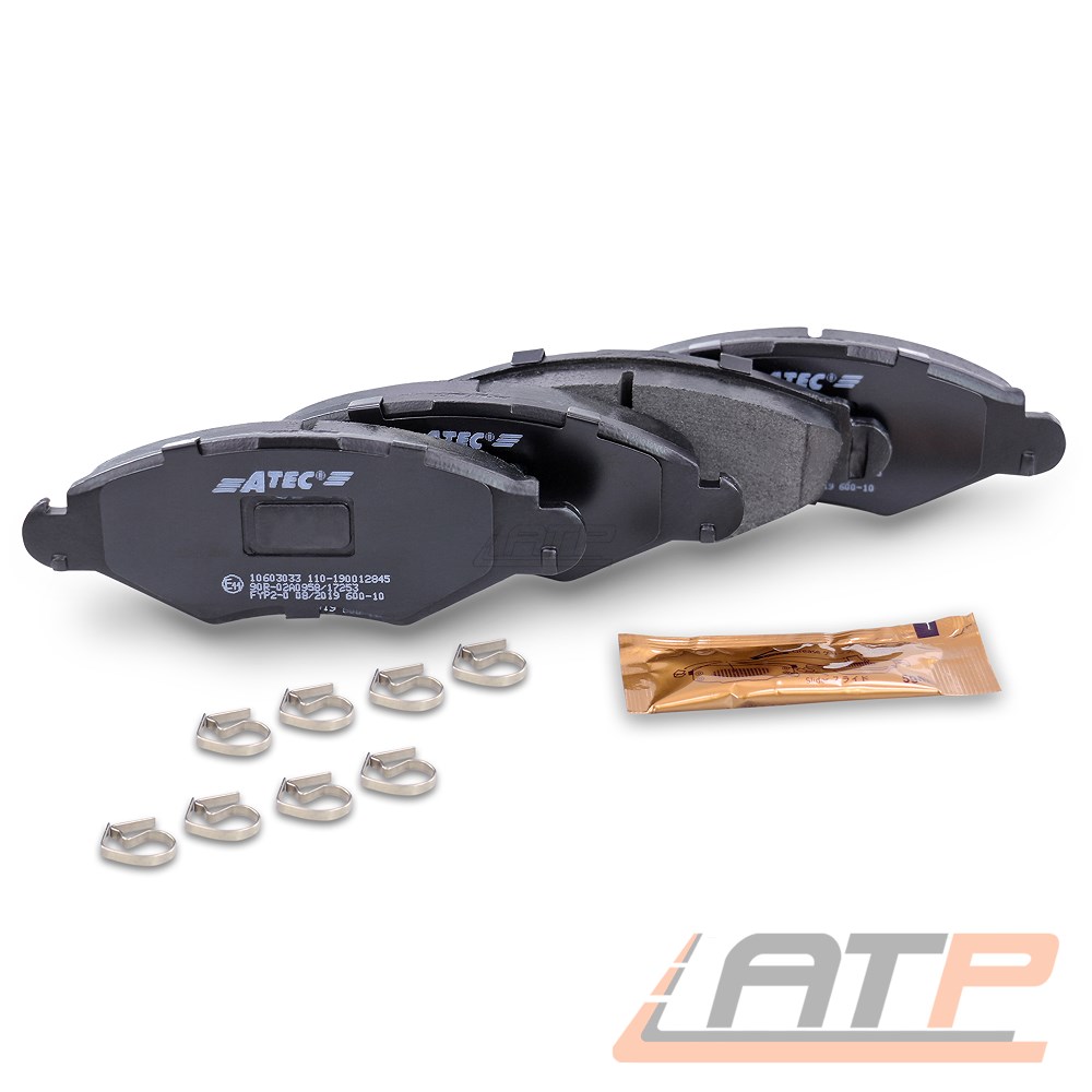 ATE BREMSSCHEIBEN 283mm + BELÄGE VORNE Passend Für PEUGEOT 207 307 206