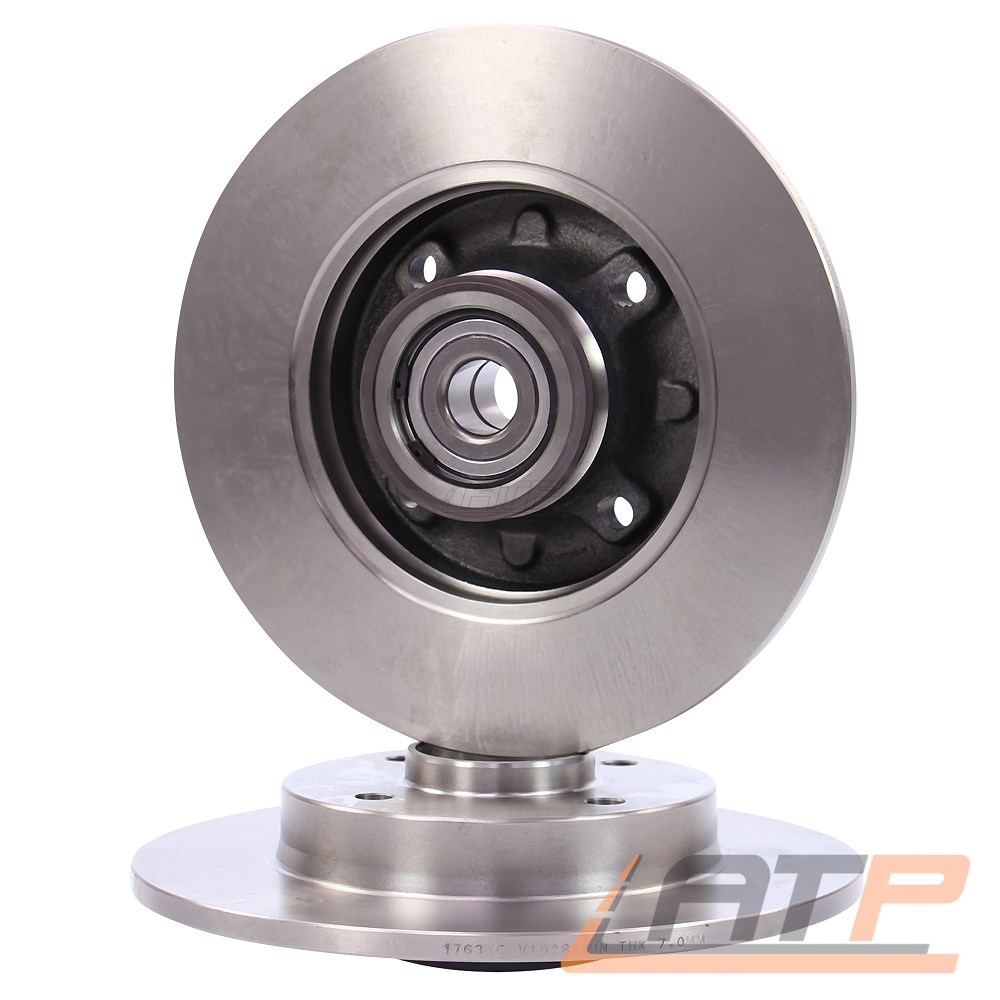 BREMSE BREMSEN SATZ SET KIT BREMSENSET+ABS-RING+RADLAGER VOLL HINTEN PEUGEOT