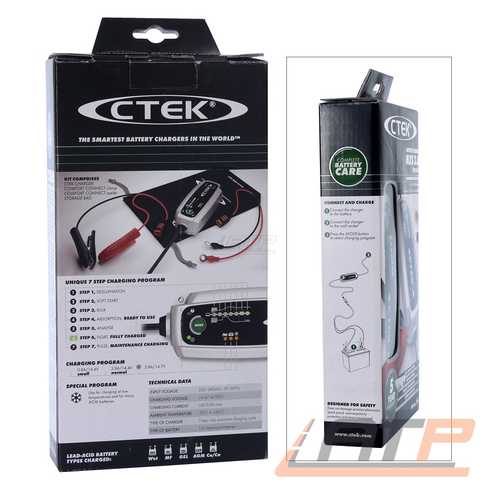 CTEK MXS 3.8 12V automatisches Batterieladegerät - KEEP-YOUR-CAR