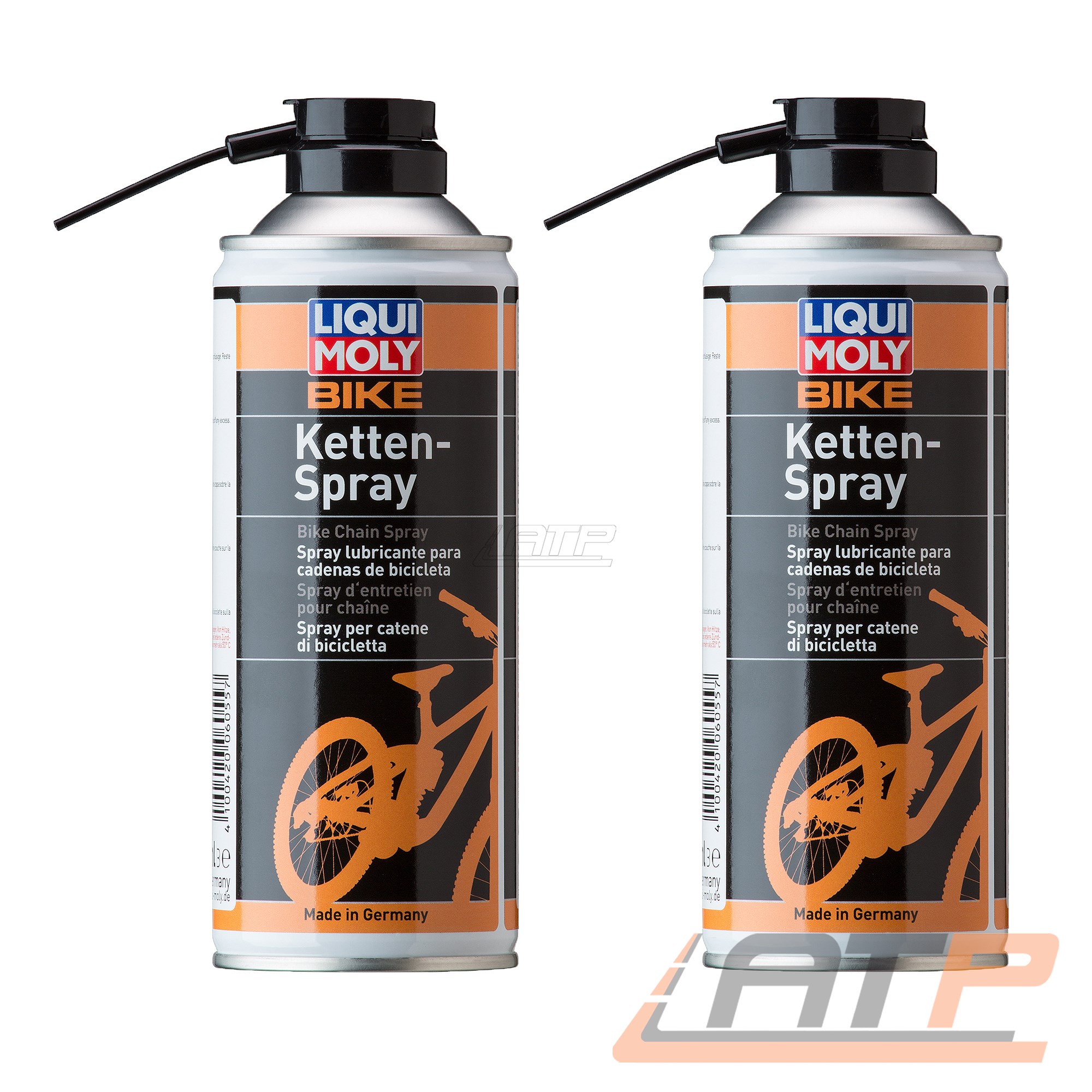 2x 400ml LIQUI MOLY BIKE KETTENSPRAY FAHRRAD KETTEN SPRAY PFLEGE ...
