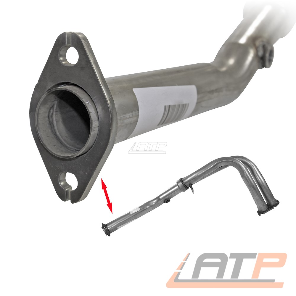 HOSENROHR ABGASROHR ROHR VORNE OPEL VECTRA B 1,8 16V